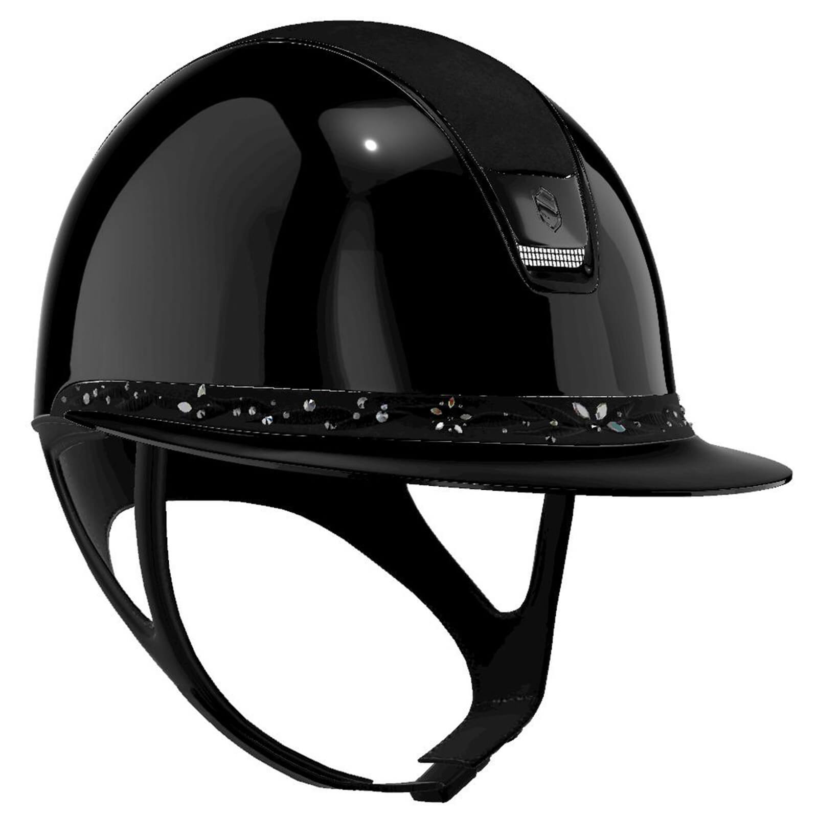 Reithelm 2.0 Miss Shield Shadowglossy | SgBlk | AlcBlk | ChrBlk | ChrBlk | FloSwrBlk S100 Reitkappe