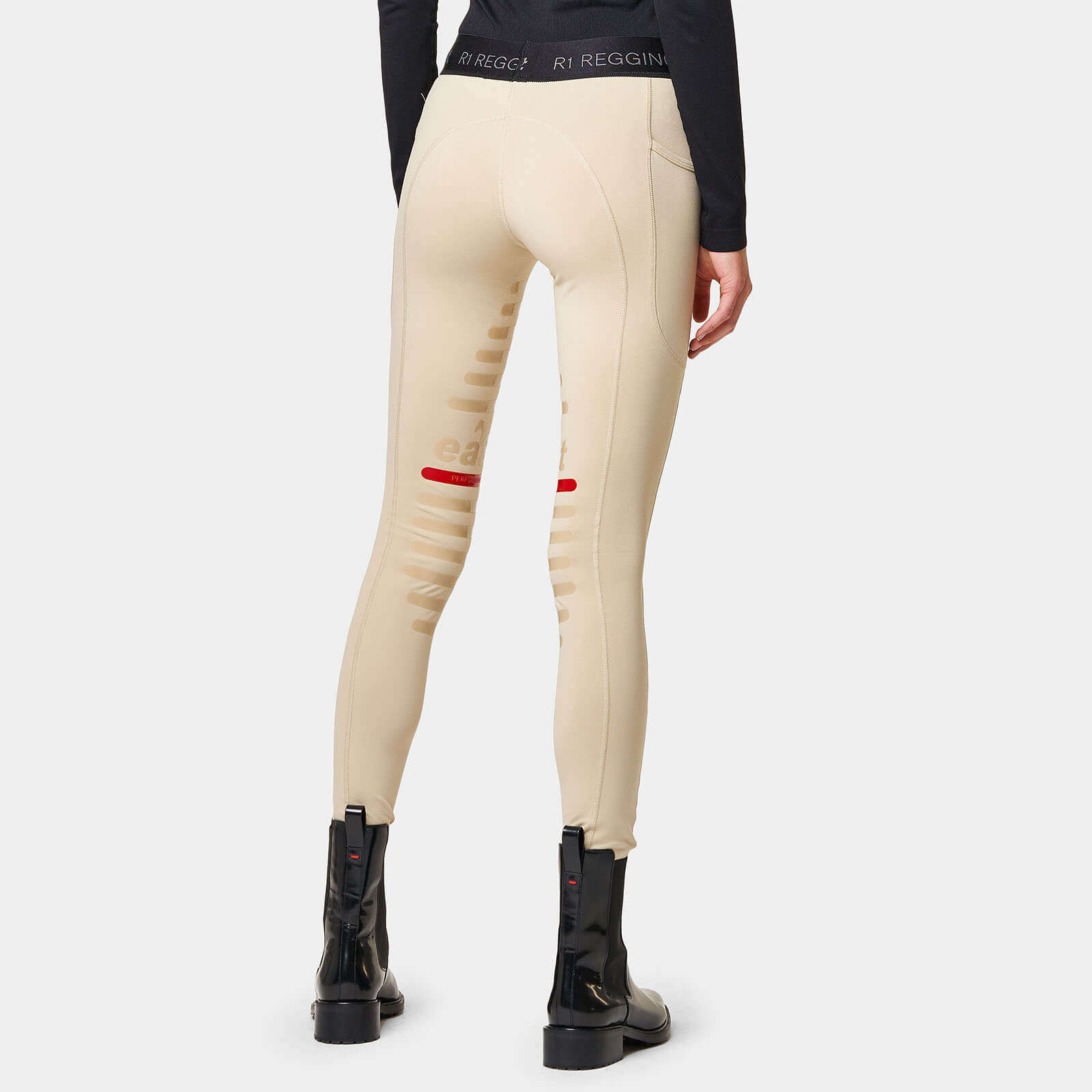 Reitleggings Damen Reggings R1 Damenreitleggings