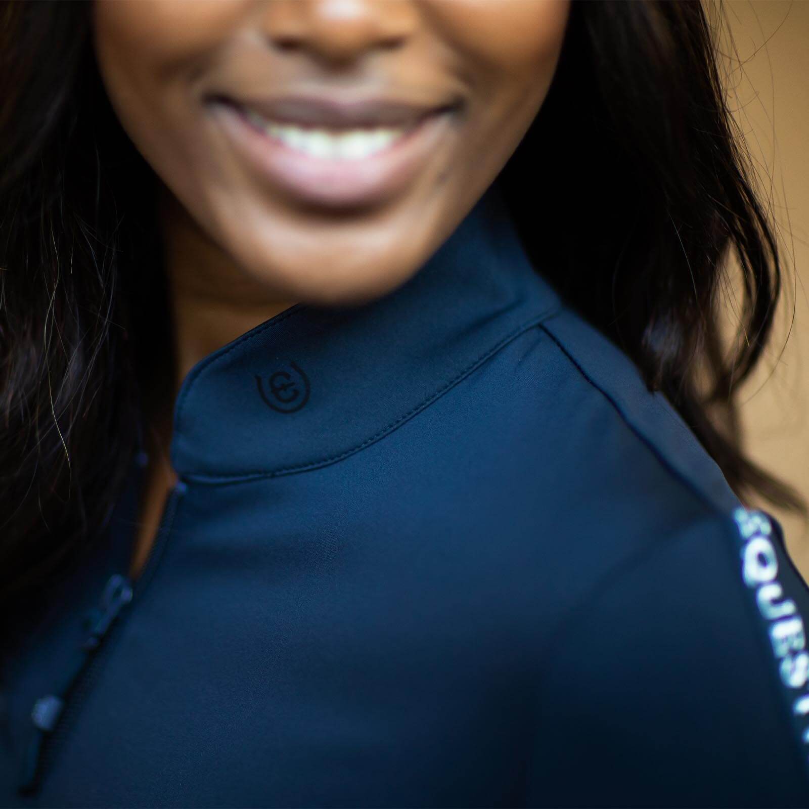 Funktionsshirt Damen Power Top Modern Tech Navy Baselayer