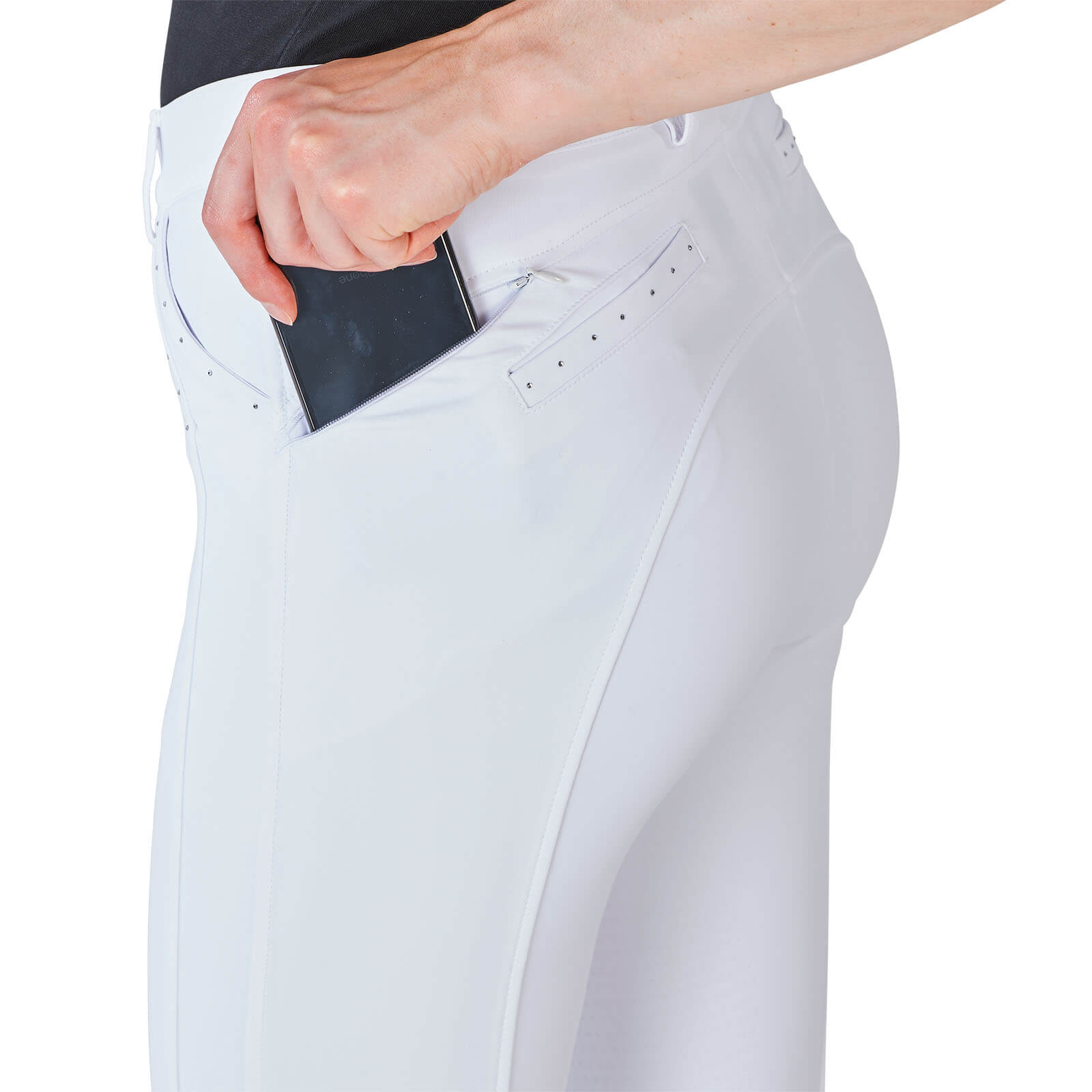 Reithose Damen Knie-Grip Zaya Show Turnierreithose Kniebesatz