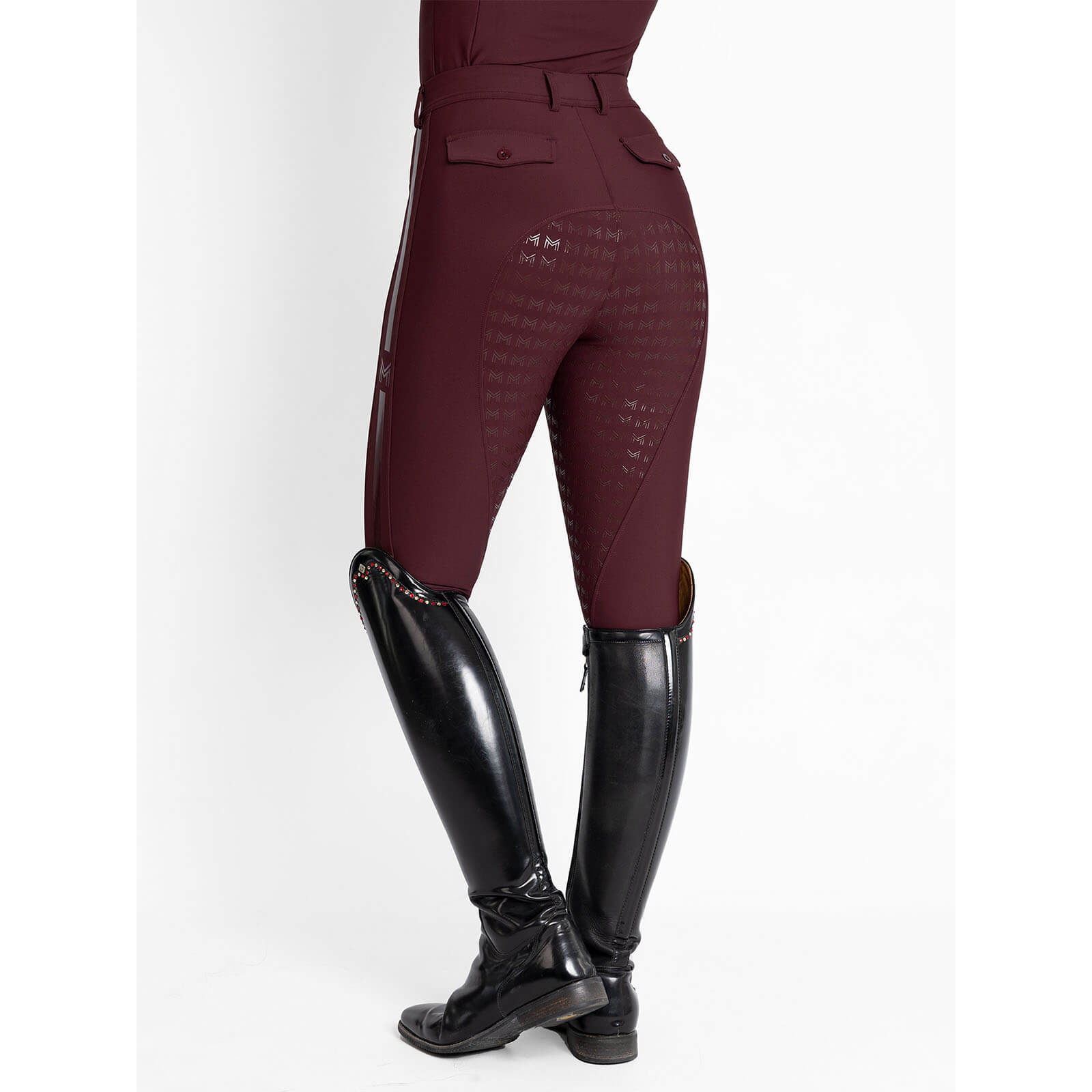 Reithose Damen Reflection Full Grip Breeches Vollbesatz Damenreithose