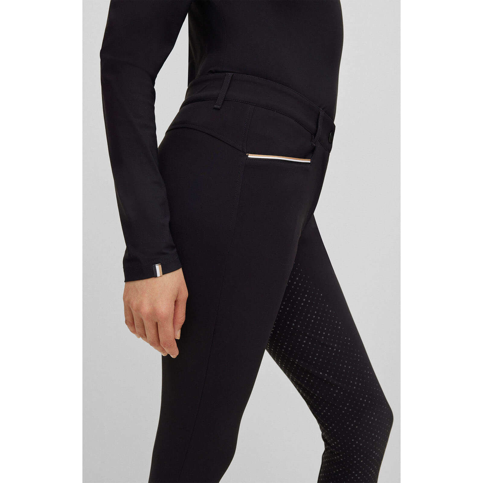 Reithose Damen Full-Grip Heather Classic Damenreithose Vollbesatz
