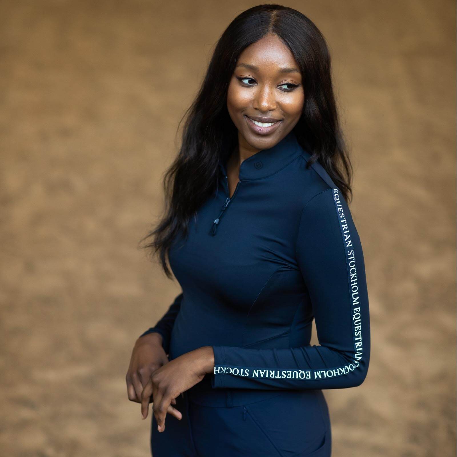Funktionsshirt Damen Power Top Modern Tech Navy Baselayer