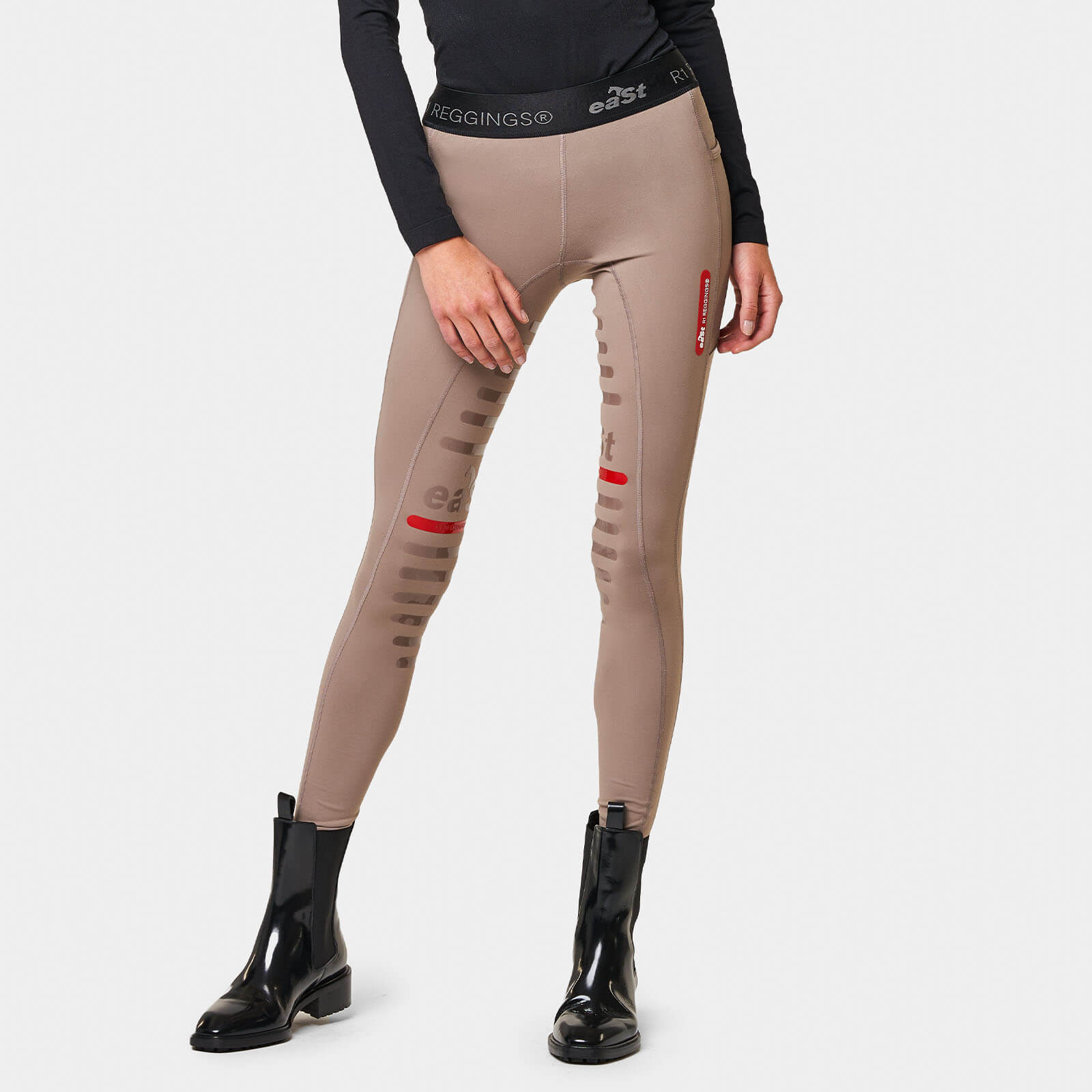 Reitleggings Damen Reggings R1 Damenreitleggings