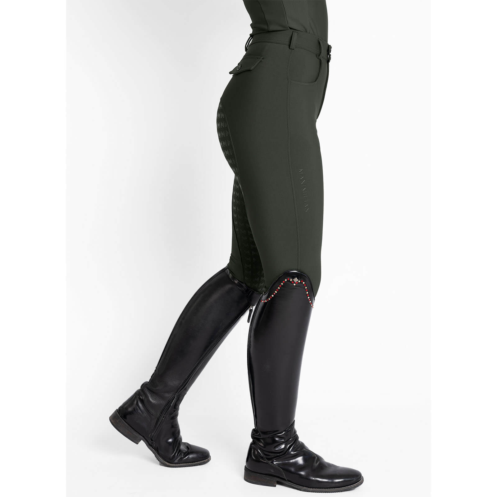 Reithose Damen Reflection Full Grip Breeches Vollbesatz Damenreithose