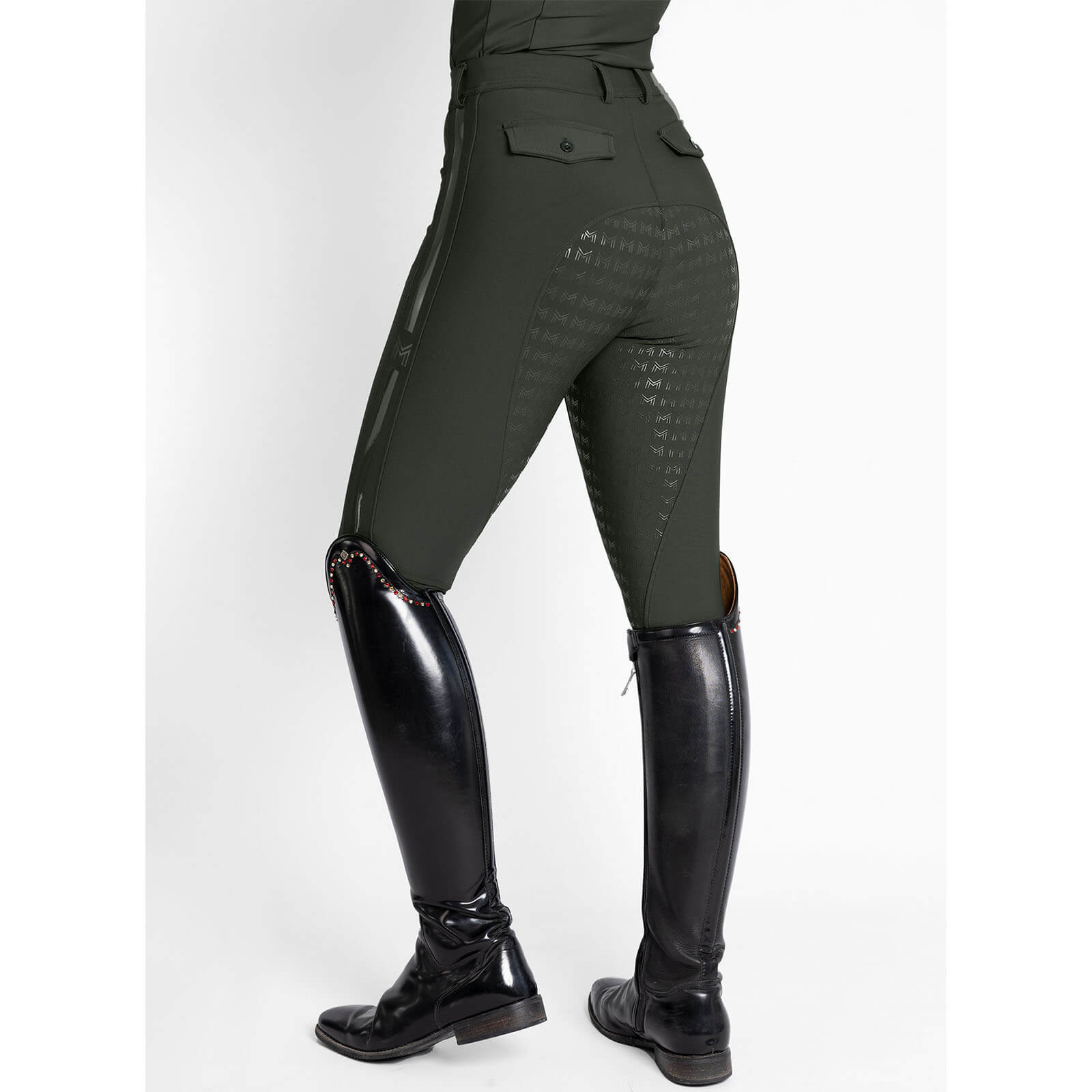 Reithose Damen Reflection Full Grip Breeches Vollbesatz Damenreithose