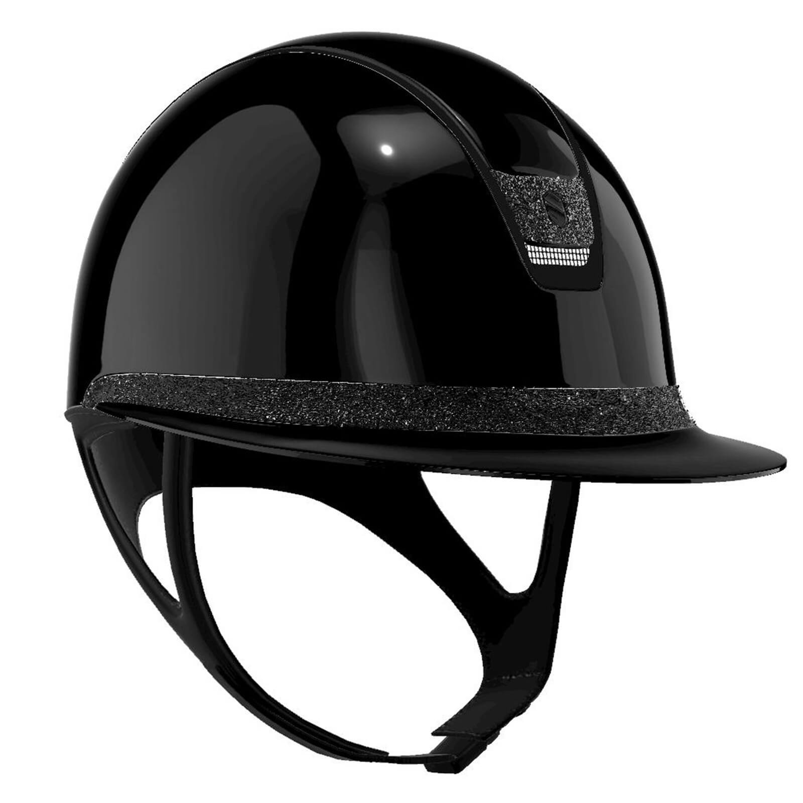 Reithelm Miss Shield 2.0 Black SG Top SG Frontal Band Crystal Fabric Trim Matt Black Blason Crystal