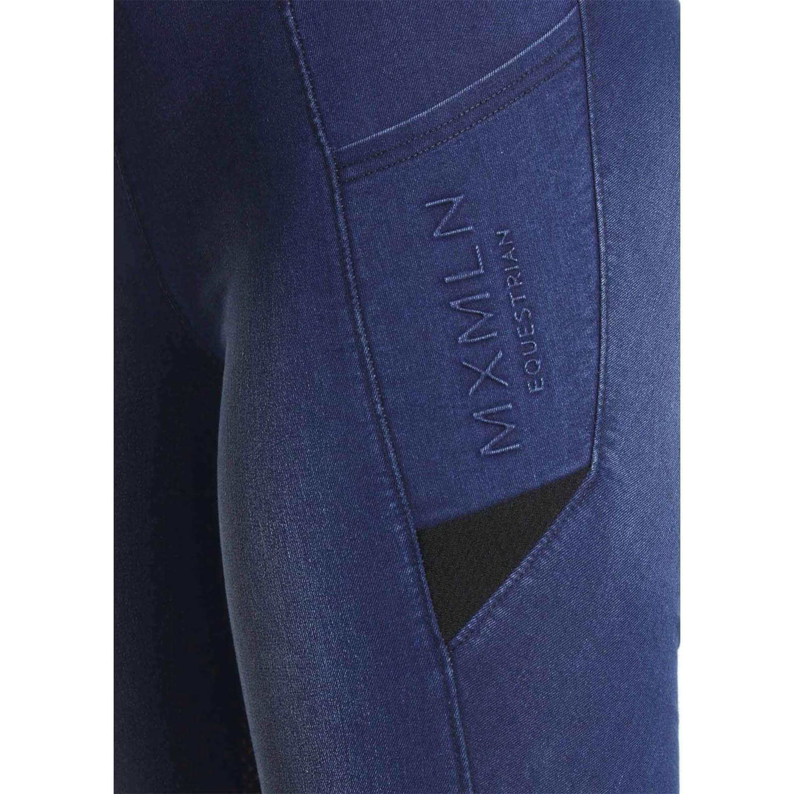 Reitleggings Damen Full-Grip Denim Riding Leggings