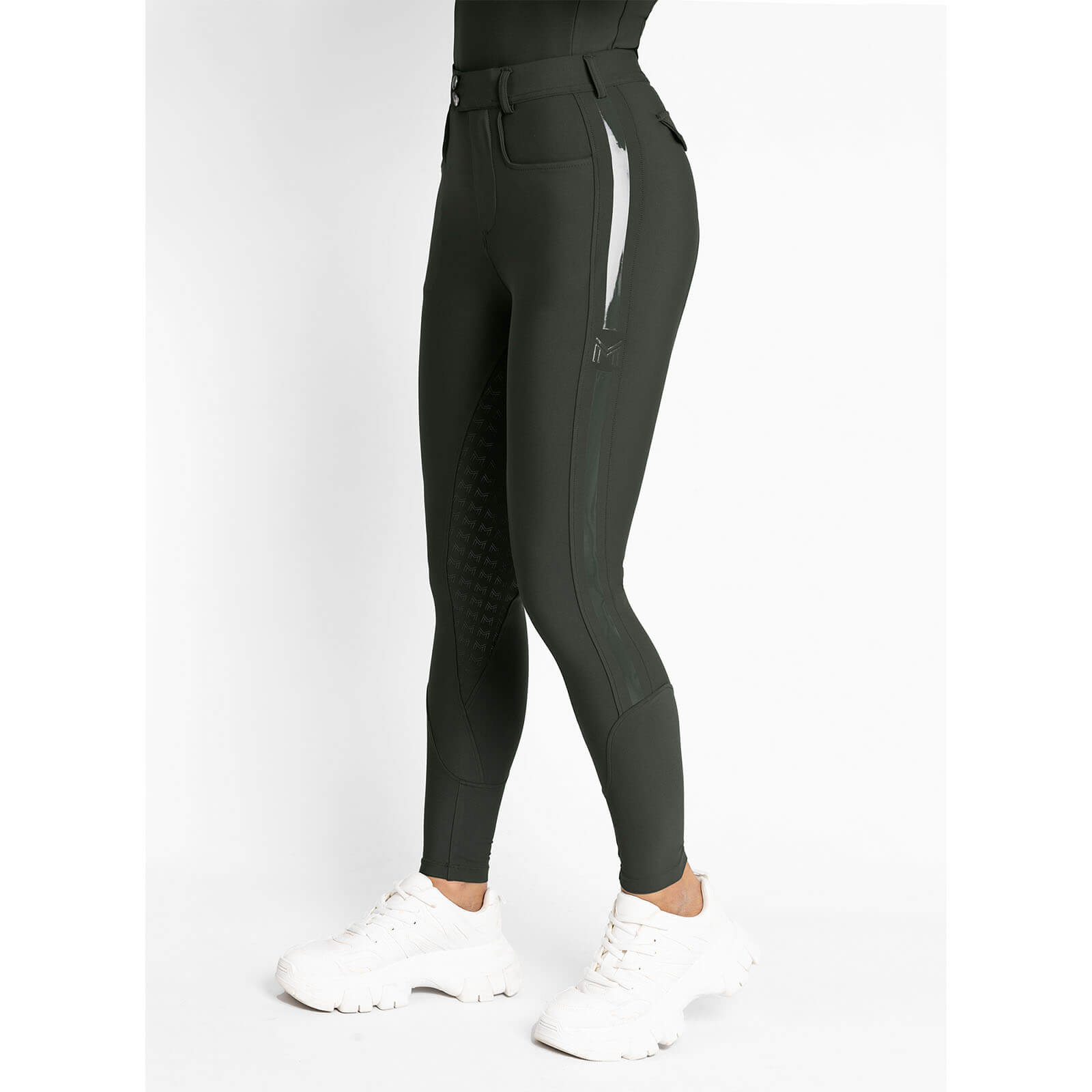 Reithose Damen Reflection Full Grip Breeches Vollbesatz Damenreithose