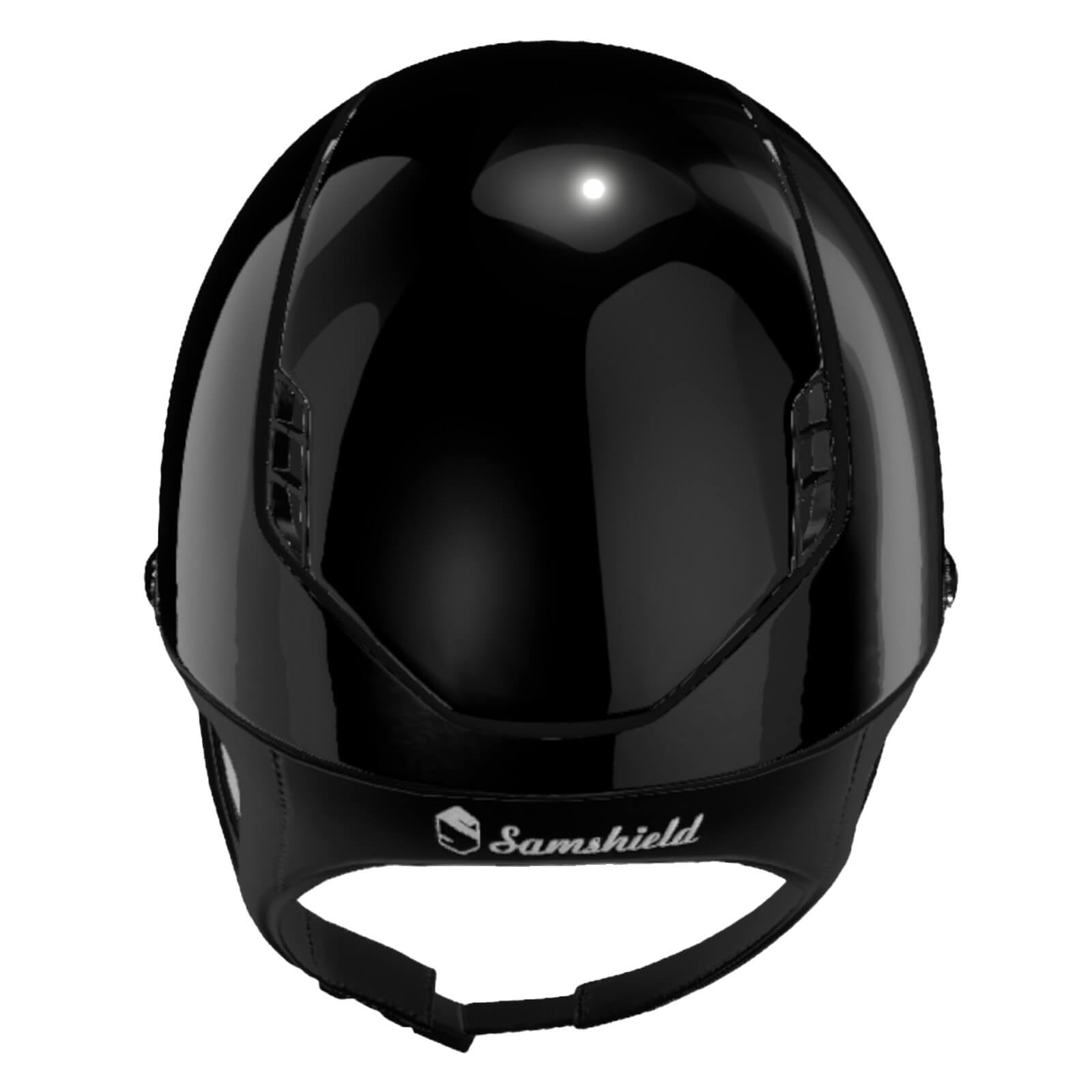 Reithelm Miss Shield 2.0 Black SG Top SG Frontal Band Crystal Fabric Trim Matt Black Blason Crystal