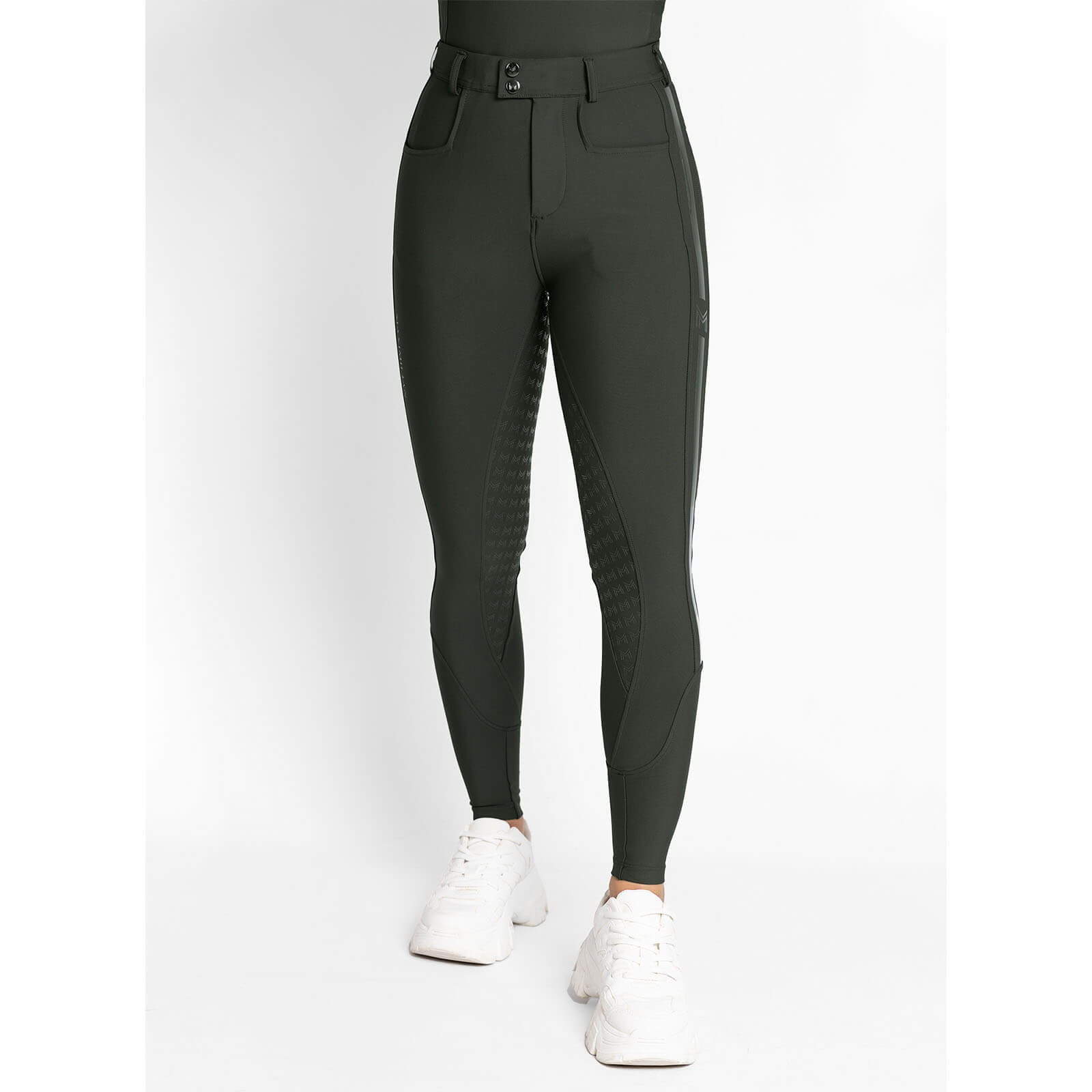 Reithose Damen Reflection Full Grip Breeches Vollbesatz Damenreithose