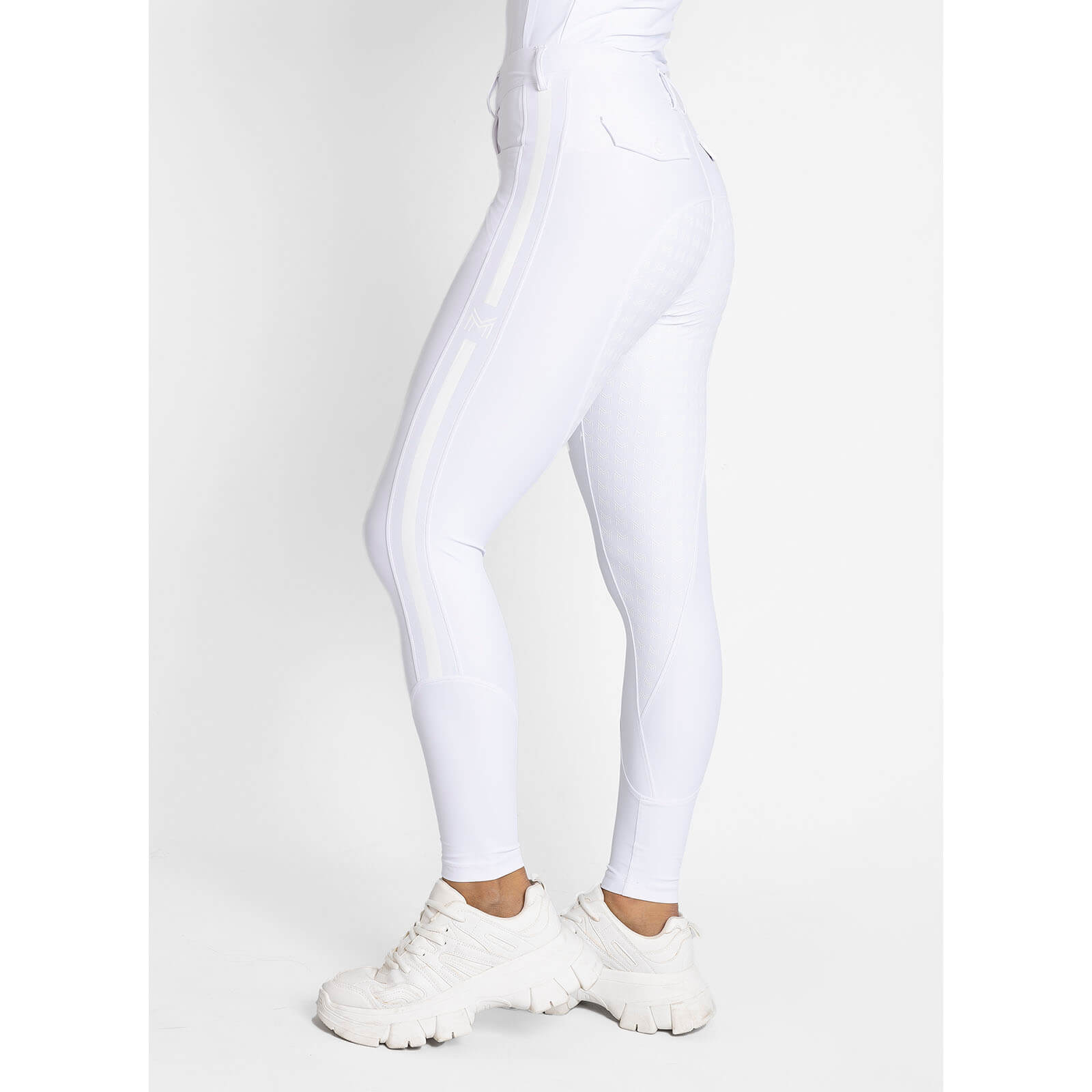 Reithose Damen Reflection Full Grip Breeches Vollbesatz Damenreithose
