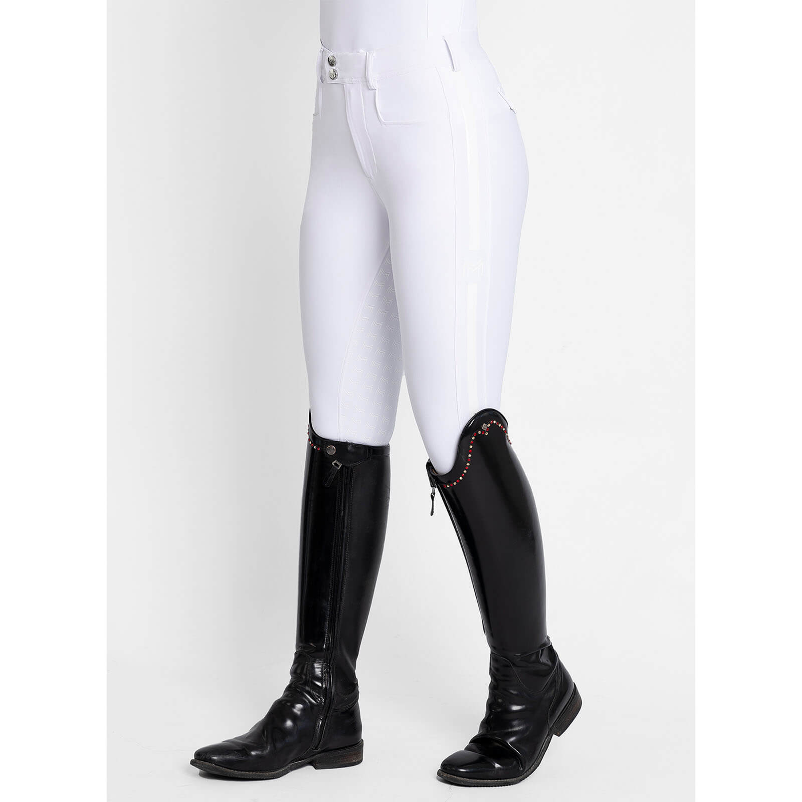 Reithose Damen Reflection Full Grip Breeches Vollbesatz Damenreithose