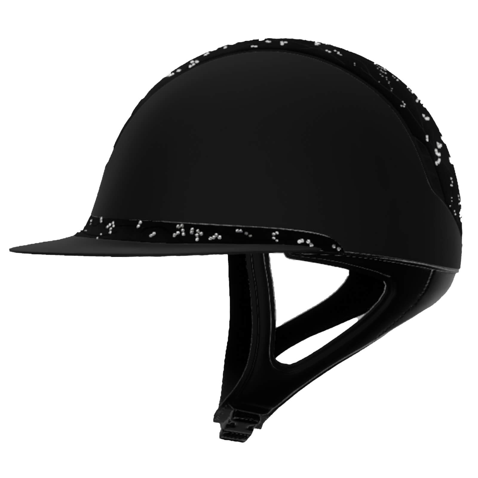 Reithelm Miss Shield 2.0 Black Shadowmatt Top Crystal Leaf Frontal Band Crystal Leaf Trim Matt Black