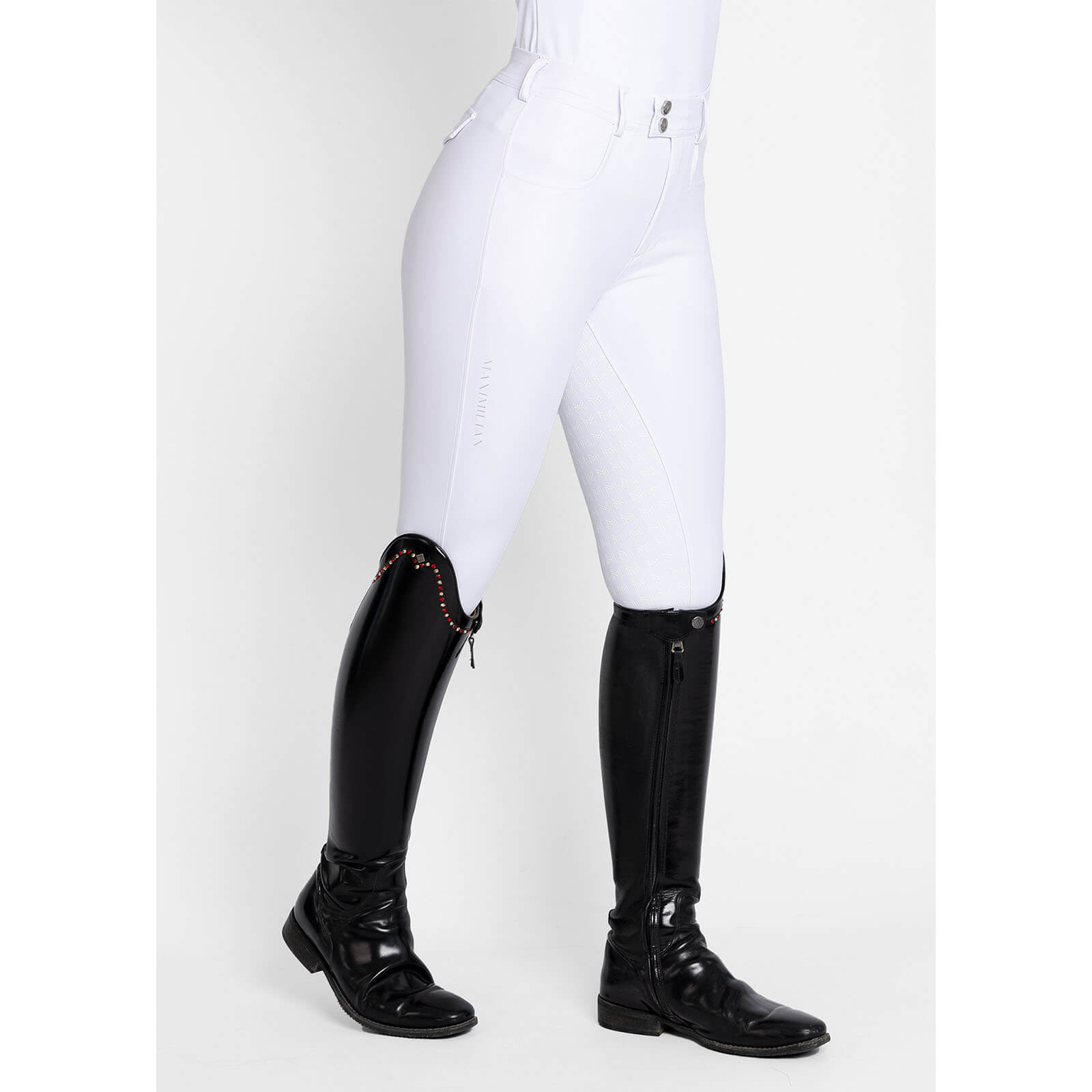 Reithose Damen Reflection Full Grip Breeches Vollbesatz Damenreithose