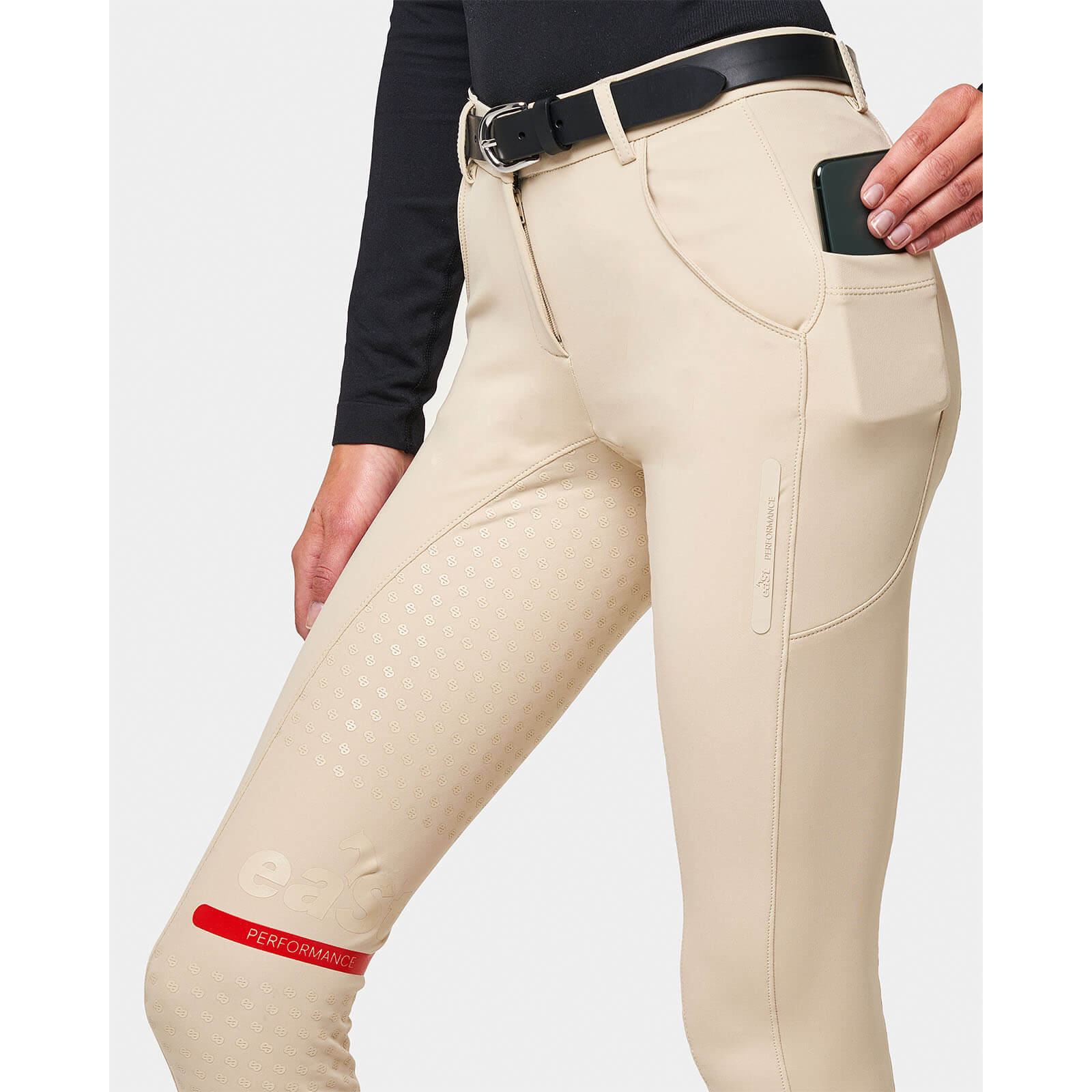 Reithose R2 Performance Dressage Reitleggins Vollbesatz mit Handytasche