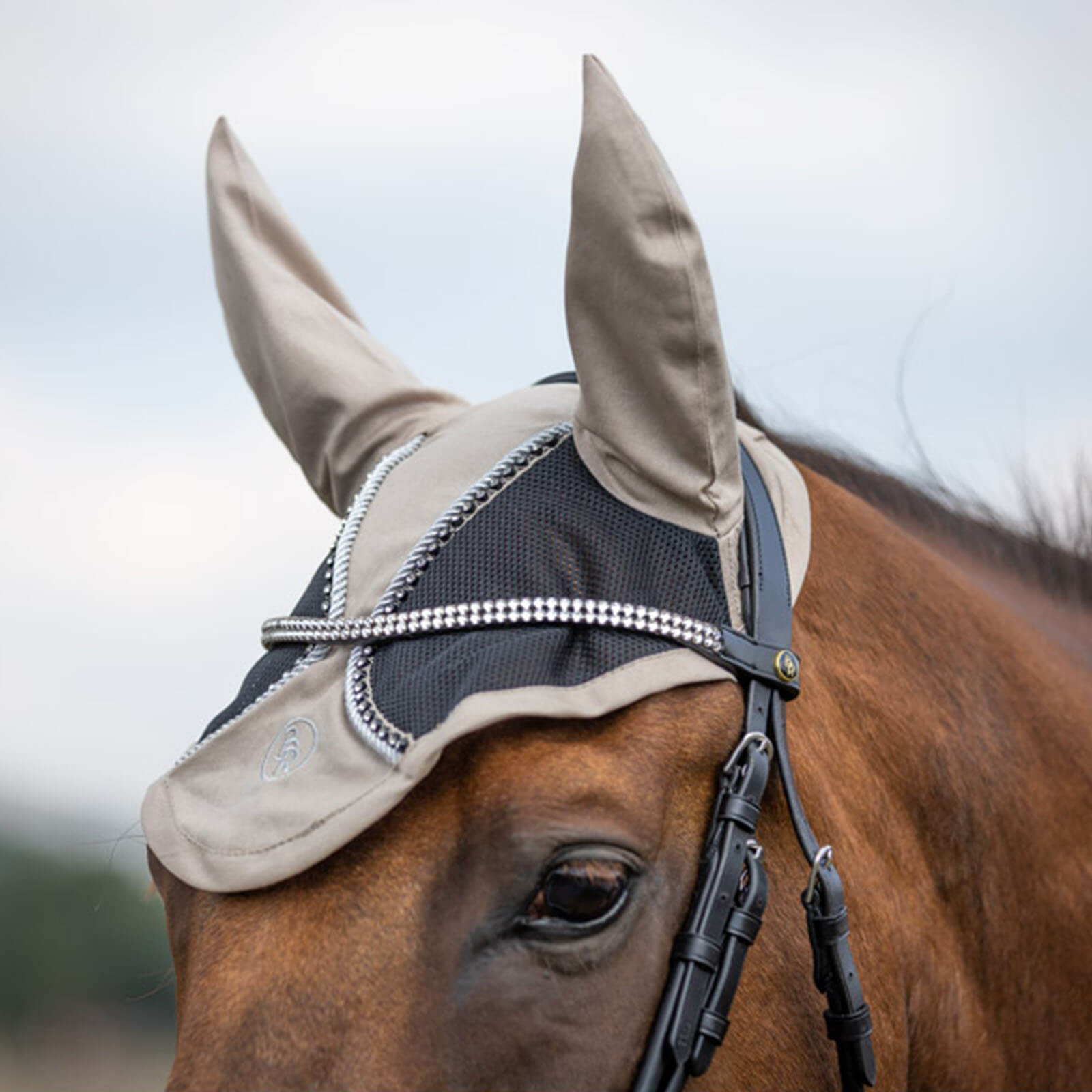 Fliegenmütze Glamour Chic Fliegenohren Fliegenhaube