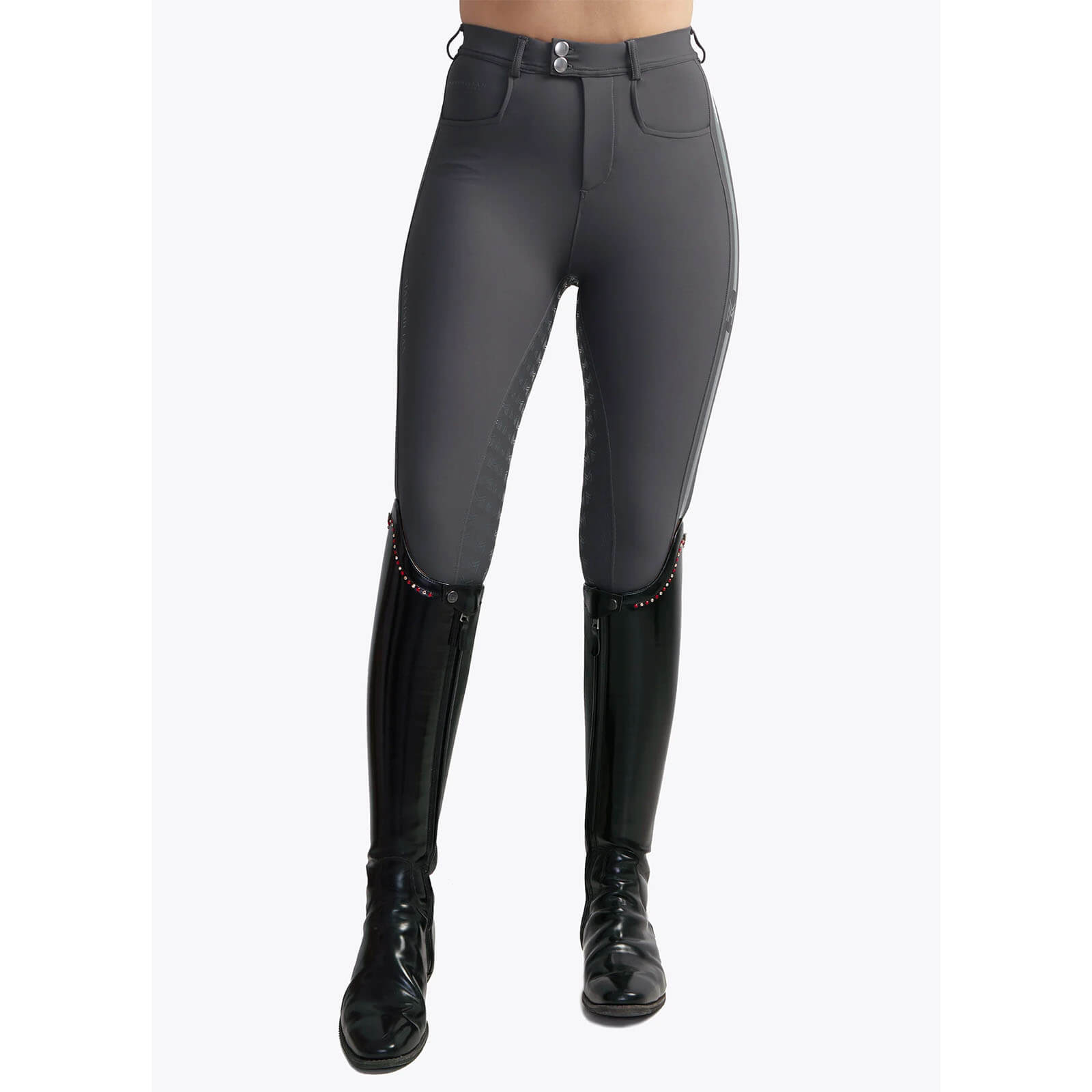 Reithose Damen Reflection Full Grip Breeches Vollbesatz Damenreithose