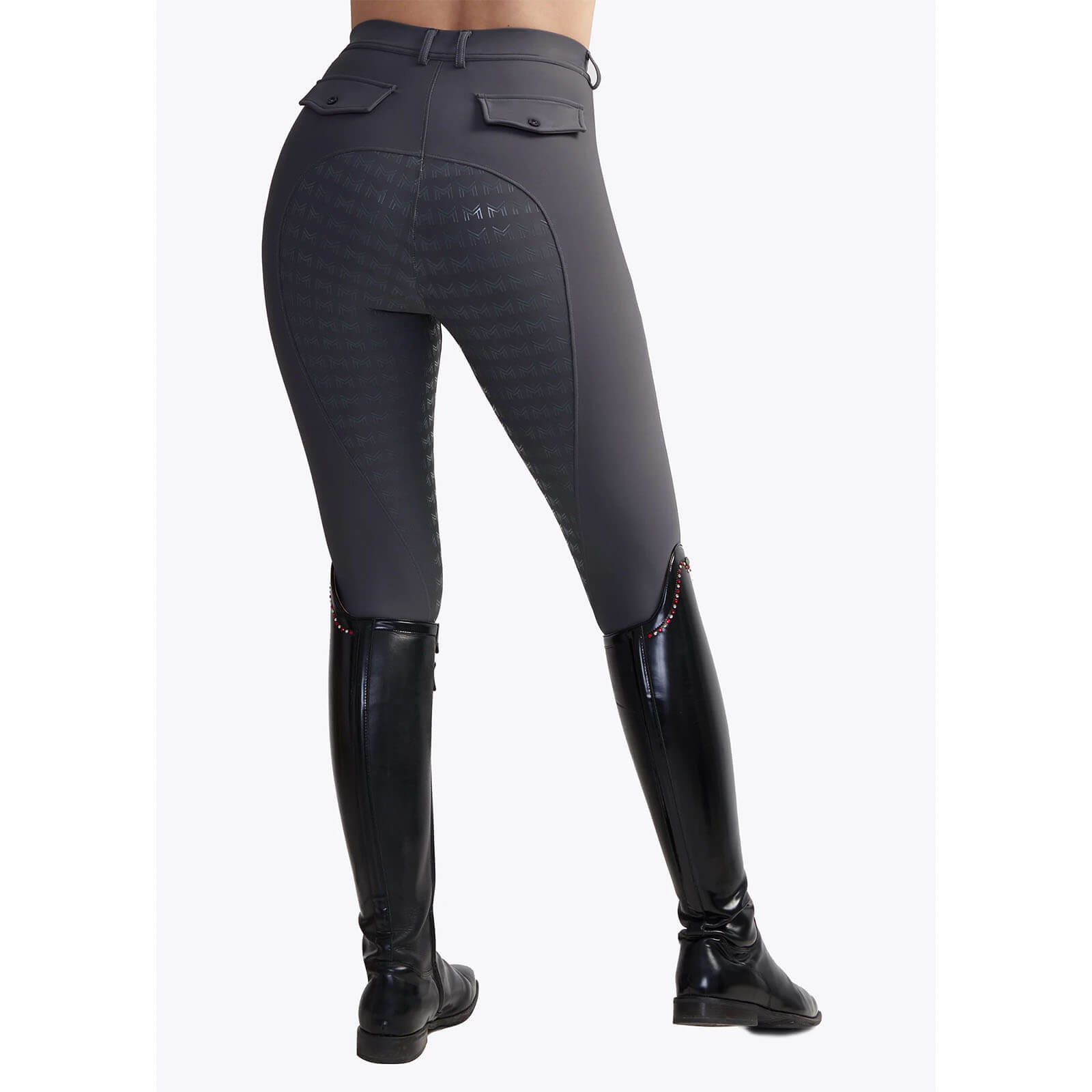 Reithose Damen Reflection Full Grip Breeches Vollbesatz Damenreithose