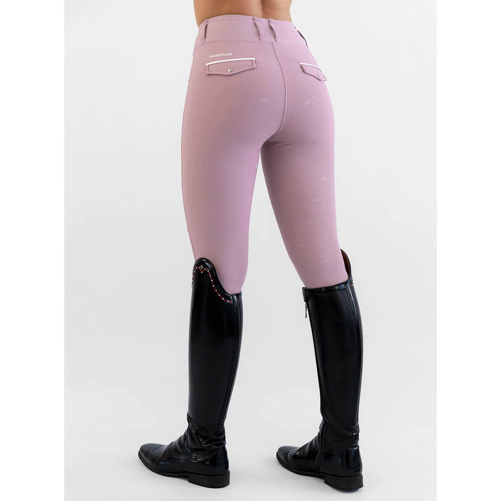 Reitleggings Damen Full-Grip Pro Riding Leggings