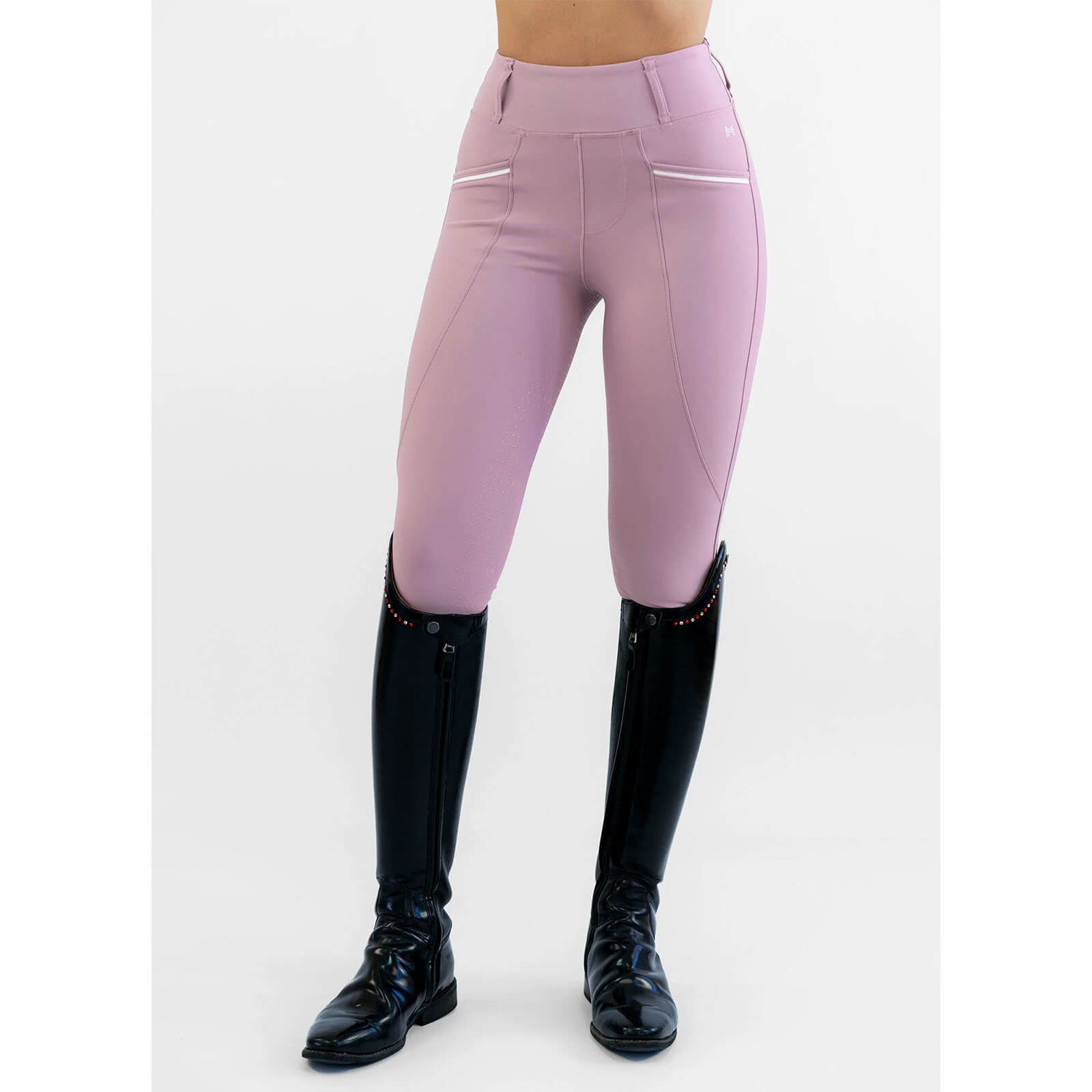 Reitleggings Damen Full-Grip Pro Riding Leggings