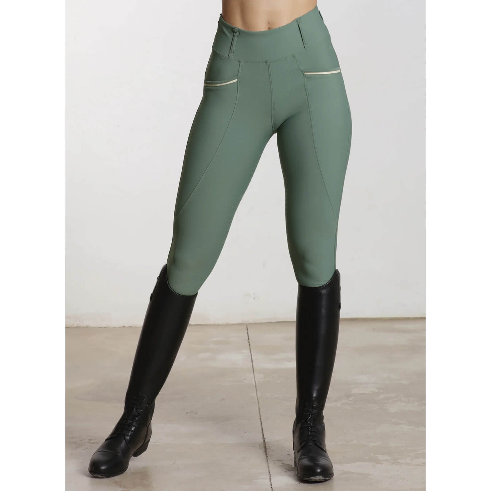 Reitleggings Damen Full-Grip Pro Riding Leggings