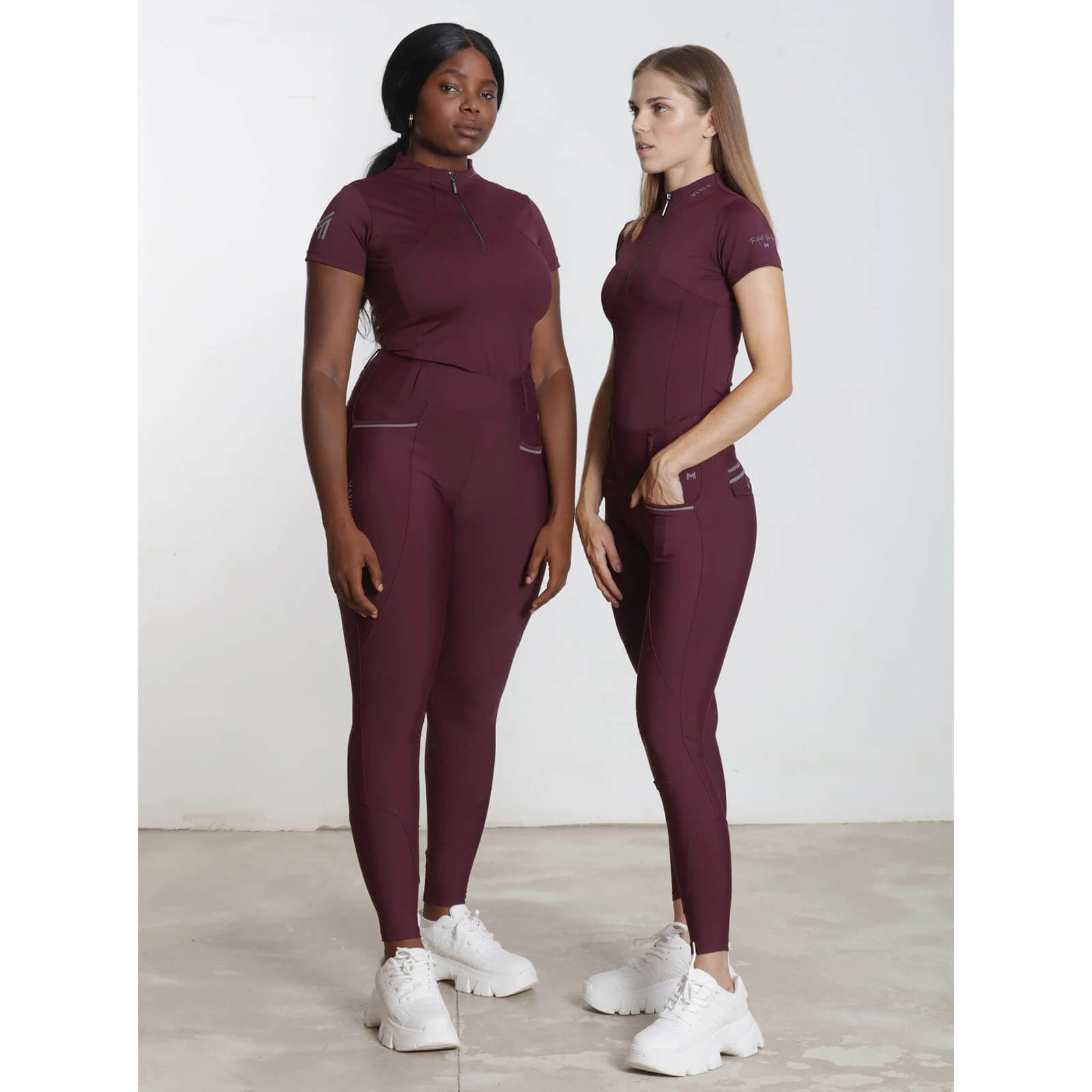 Reitleggings Damen Full-Grip Pro Riding Leggings