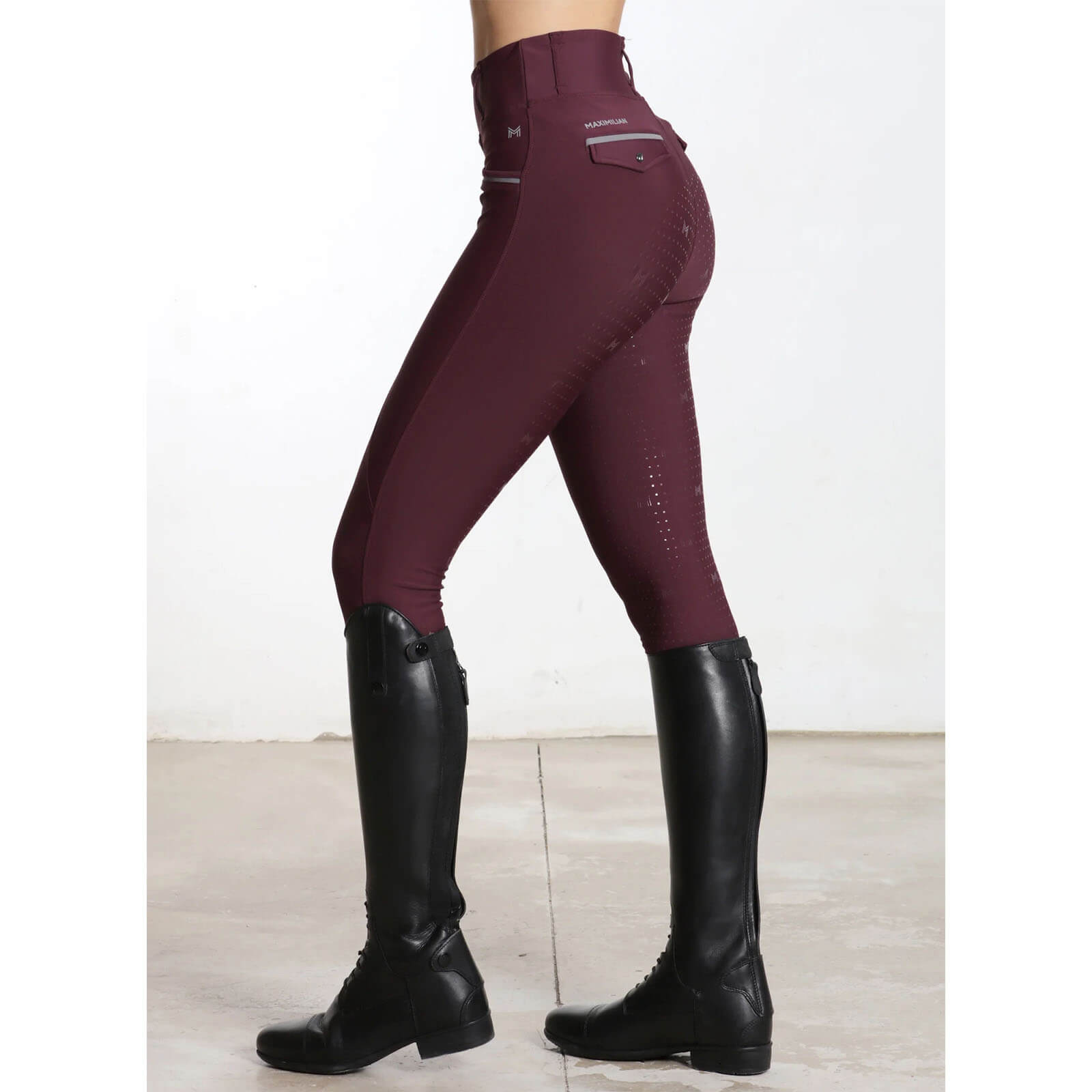 Reitleggings Damen Full-Grip Pro Riding Leggings