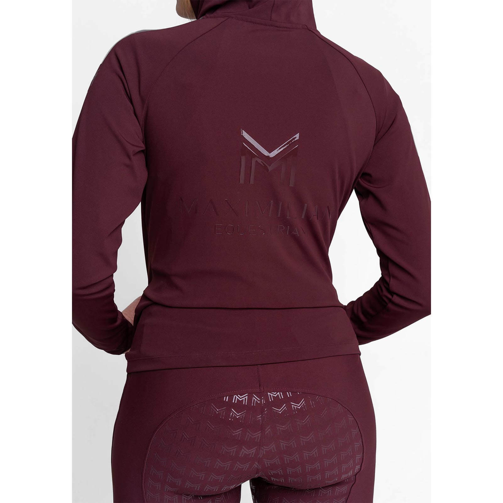 Hoodie Damen Reflection Zip Kapuzenpullover