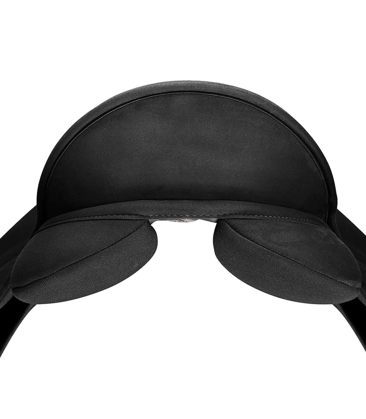 WintecLite HART D´Lux DR-Sattel, Schwarz, Detailaufnahme des Sattels auf weißem Hintergrund.