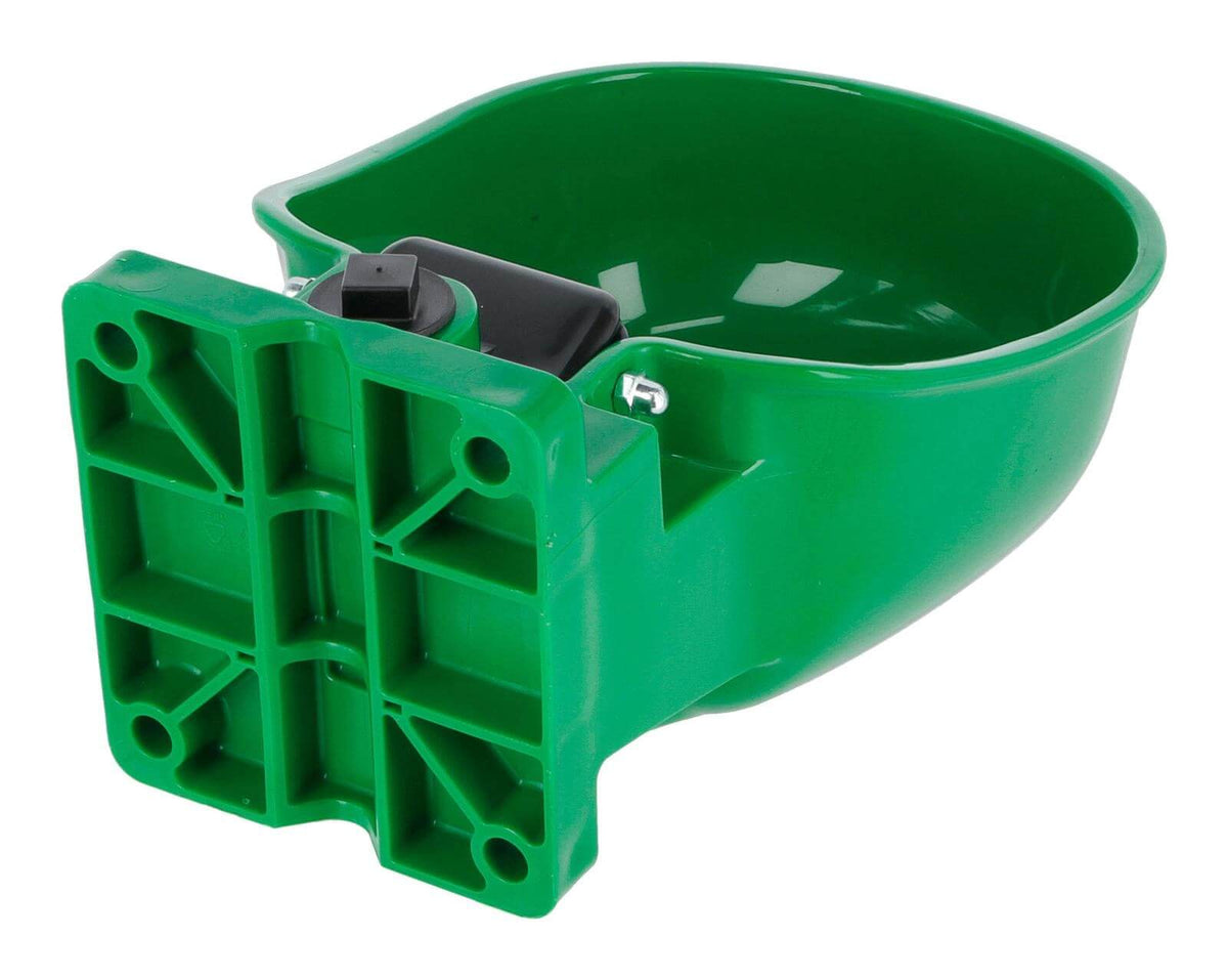 KERBL Tränkebecken KN50 für Wasserfass, Grün, Produkt allein auf weißem Hintergrund.