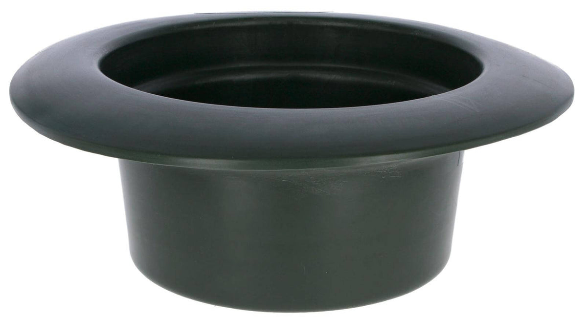 KERBL Reifentrog 15l Wassertrog, Schwarz, Produkt allein auf weißem Hintergrund.