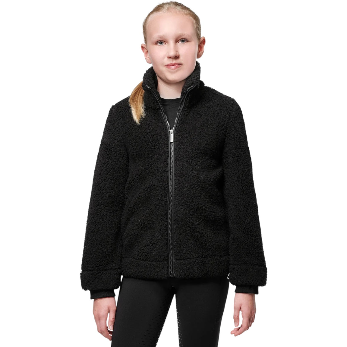 Teddy-Fleecejacke Young Rider Reitjacke