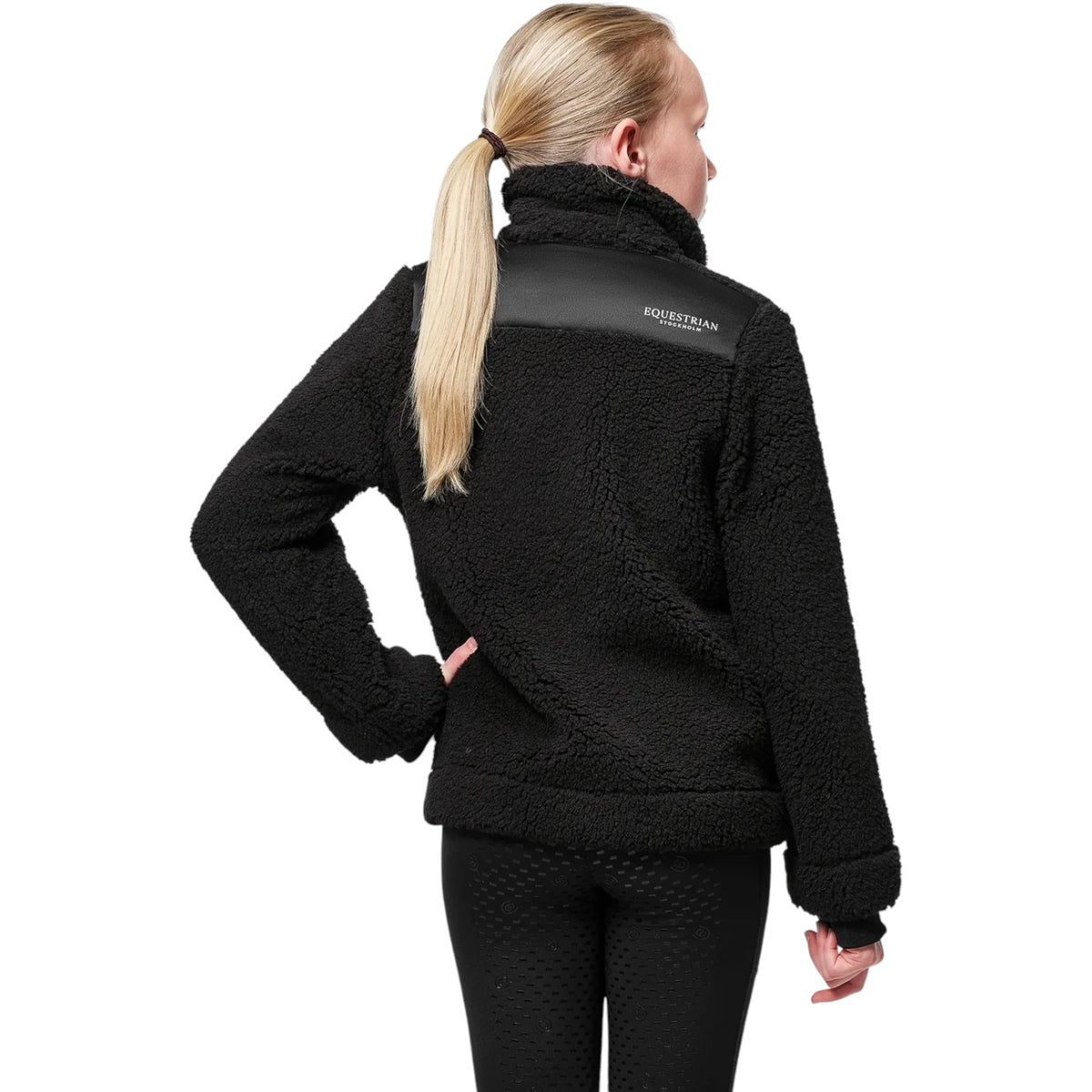 Teddy-Fleecejacke Young Rider Reitjacke