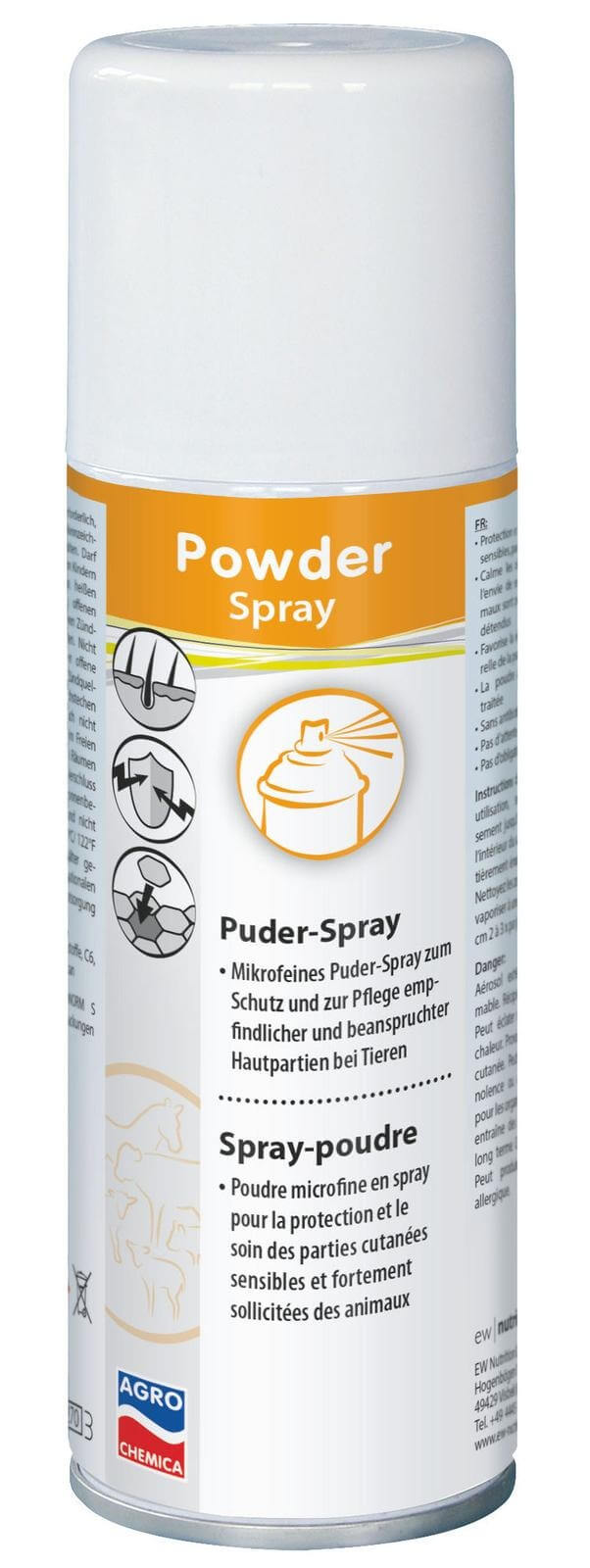 Hautpflege Powderspray Pflegespray