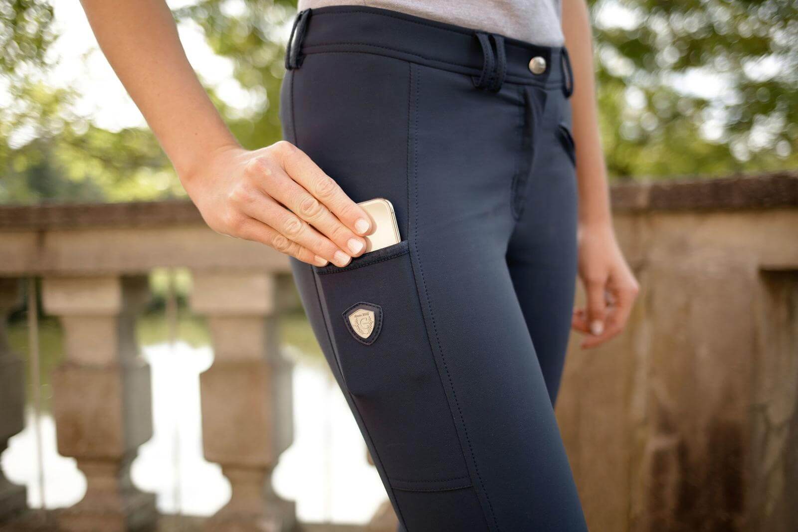 Reithose Kinder Knie-Grip Bali Kinderreithose Kniebesatz
