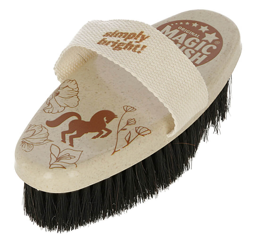 Magic Brush Fellglanzbürste WaterLily Putzbürste, natur, Produkt allein auf weißem Hintergrund.