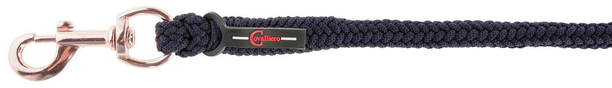 Covalliero Führstrick Classy, Navy, Detailaufnahme des Führstricks auf weißem Hintergrund.
