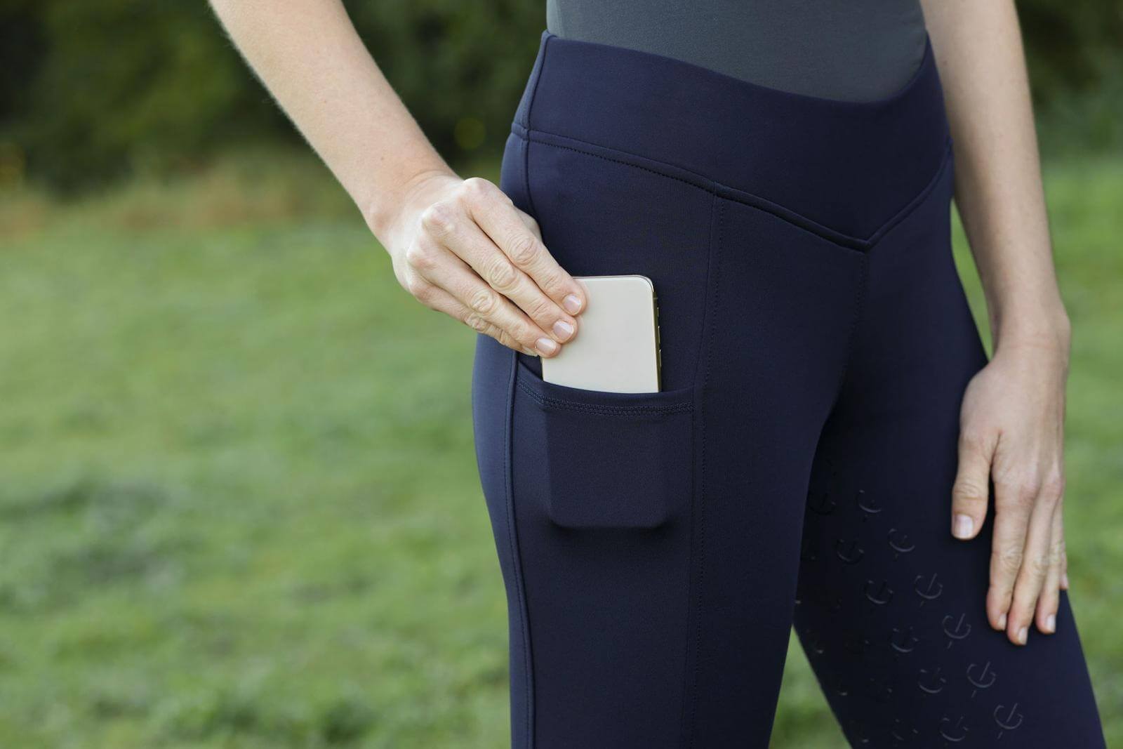Reitleggings Damen Full-Grip ClassicStar Damenreitleggings Vollbesatz