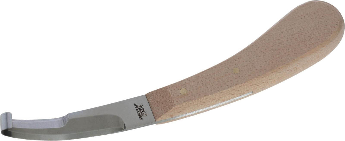 KERBL Huf- und Klauenmesser, Mittlere Klinge, Produkt allein auf weißem Hintergrund.