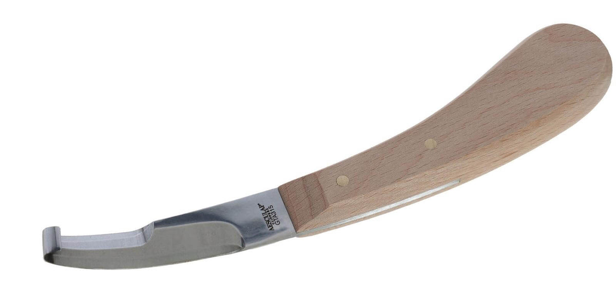 KERBL Huf- und Klauenmesser, Detailaufnahme des Werkzeugs auf weißem Hintergrund.