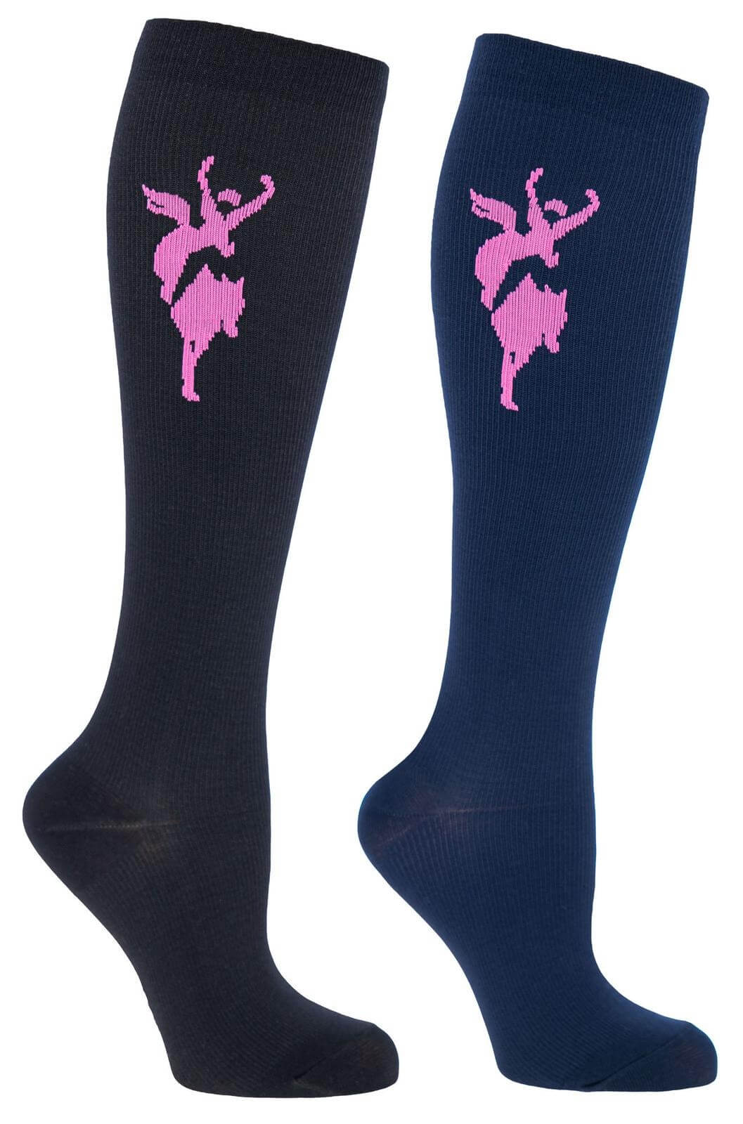 Kompressions-Reitstrumpf Janne 2er Pack Reitsocken