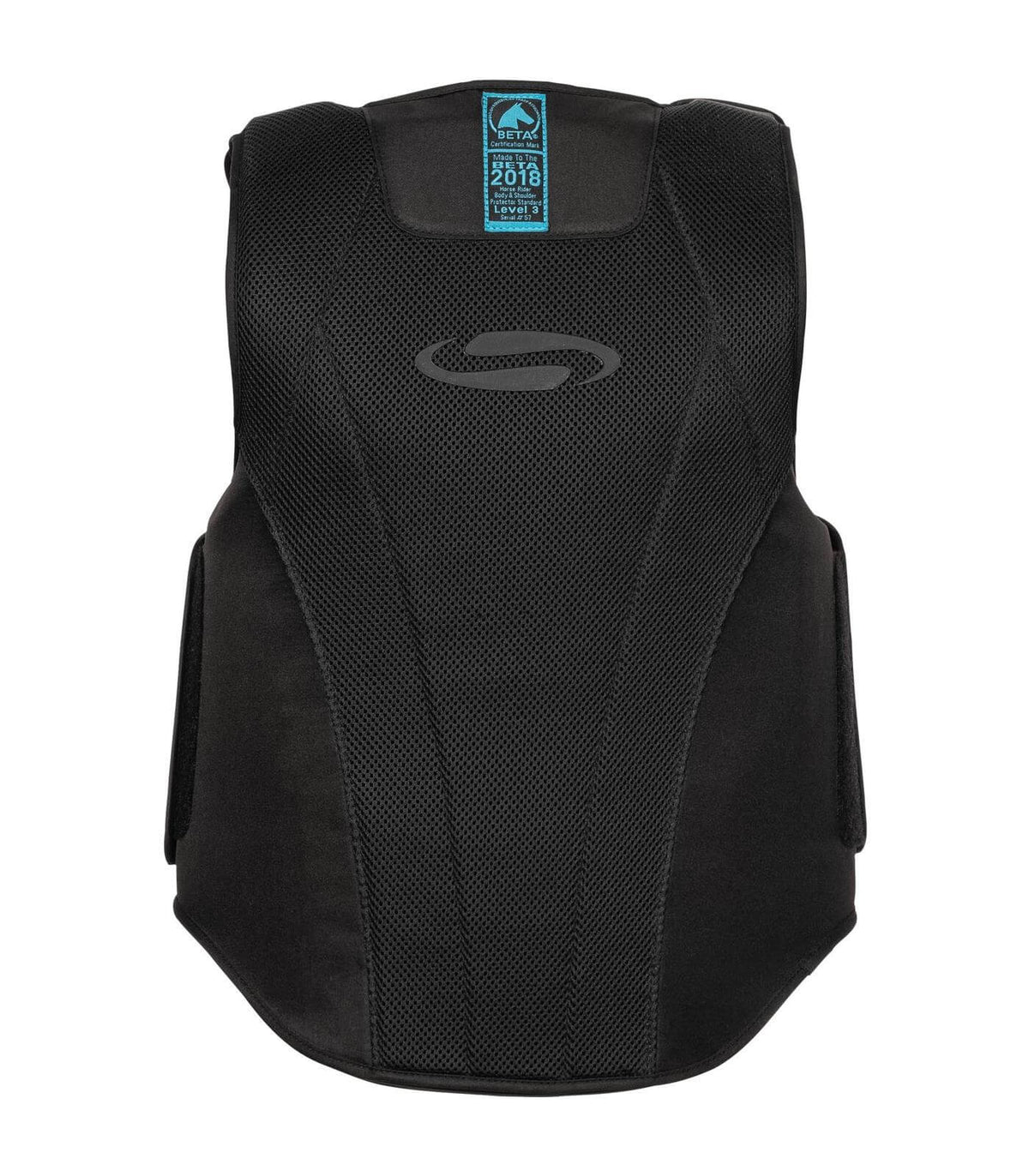 Swing Bodyprotector P24 Max, Kind, Schwarz, Produkt allein auf weißem Hintergrund.