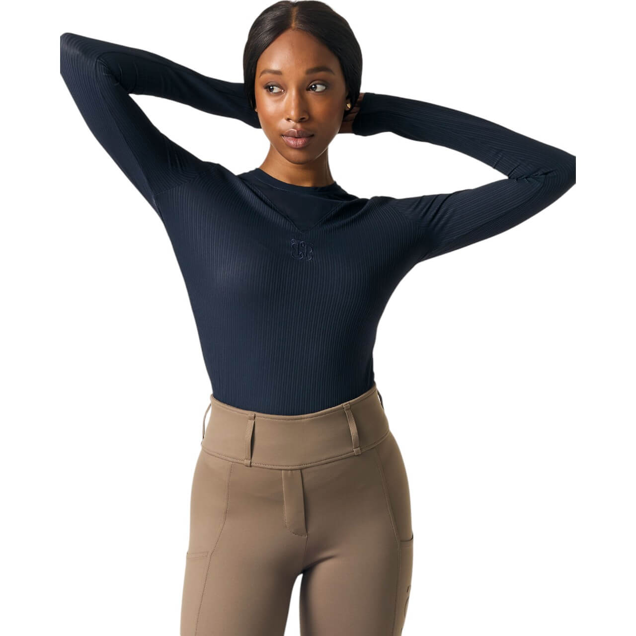 Longsleeve Striped Mesh Top Leander LS FS 2025 Langarmshirt