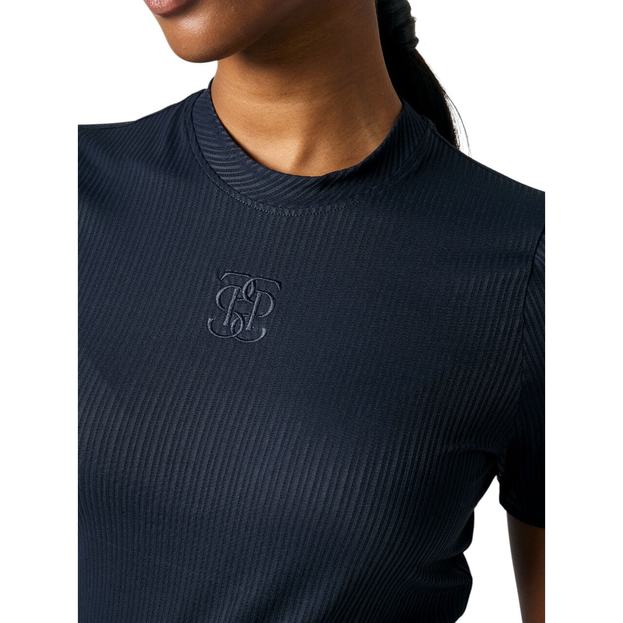 T-Shirt Courtney SS Striped Mesh Top FS 2025 Shirt