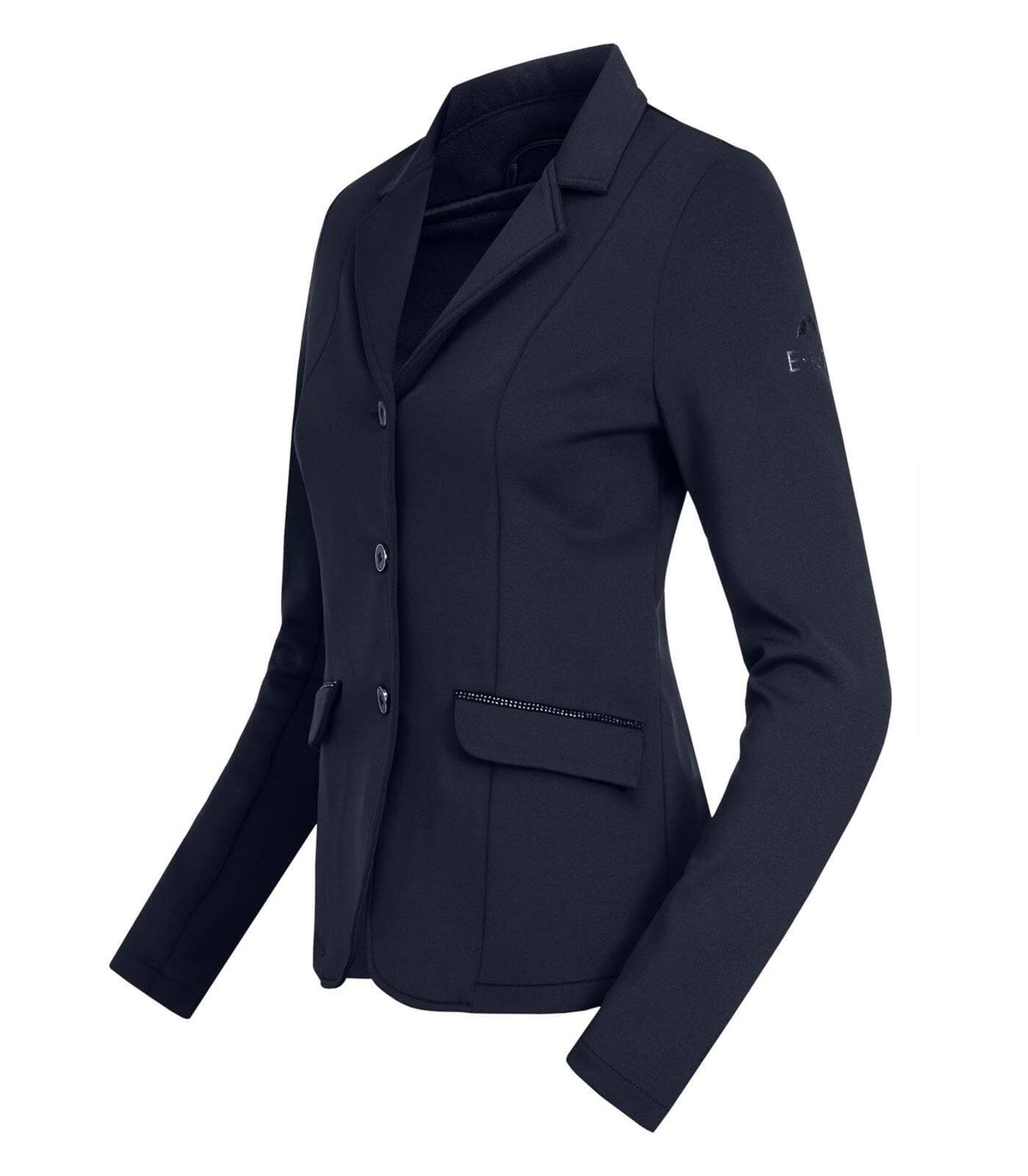 Turnierjacket Lina Kinder, Tiefblau, Produkt allein auf weißem Hintergrund.