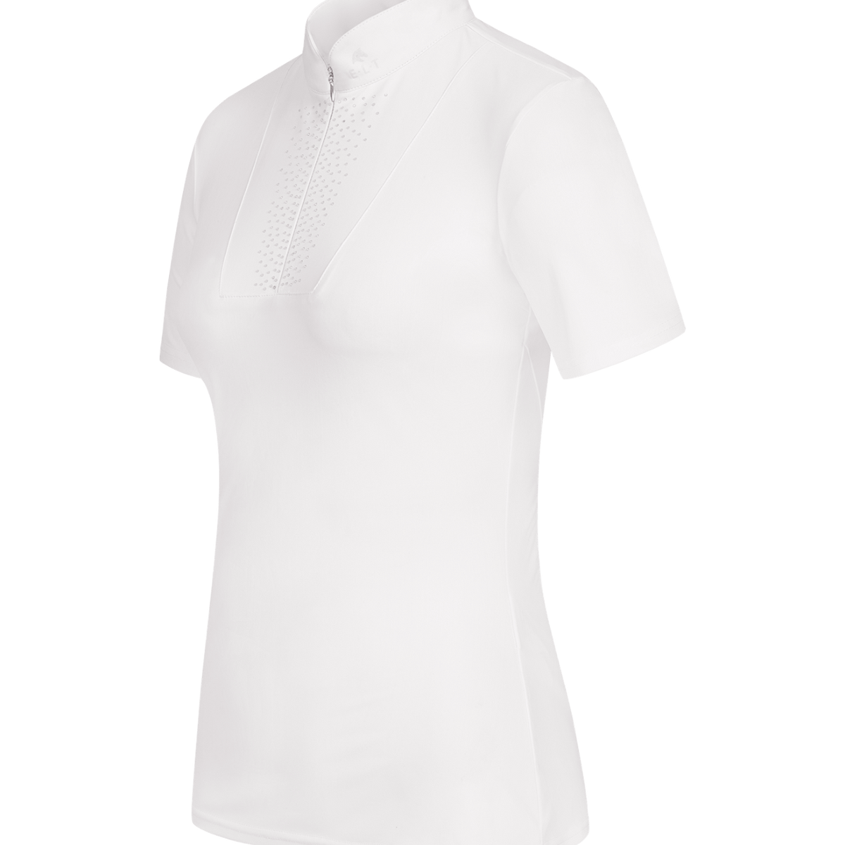 Turniershirt Damen Paola Damenshirt, Weiß, Produkt allein auf weißem Hintergrund.