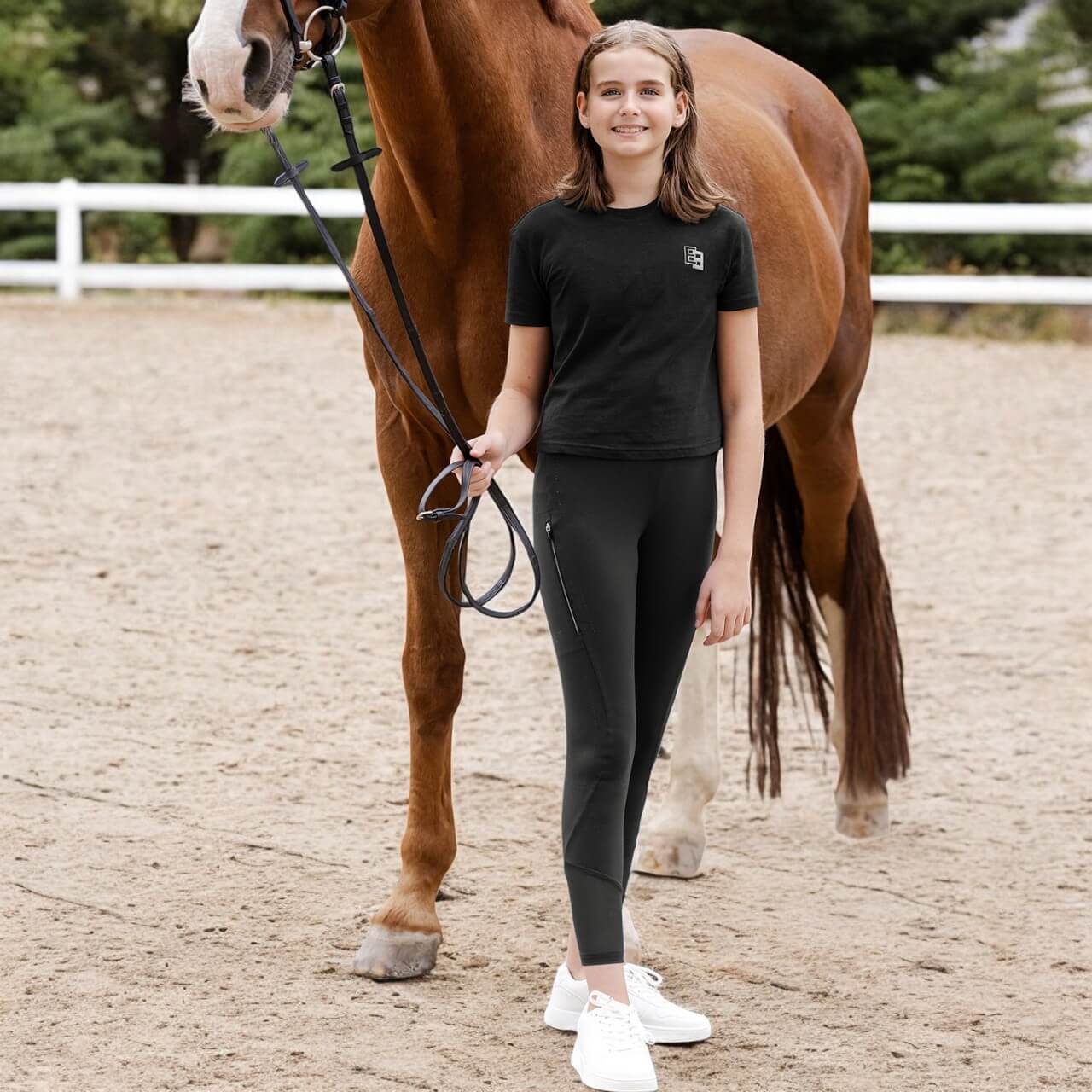 Reitleggings Damen Full-Grip Pia FS 2025 Reithose