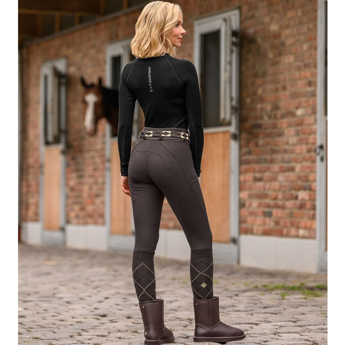 Thermo-Reitleggings Damen Full-Grip Rena Leggings