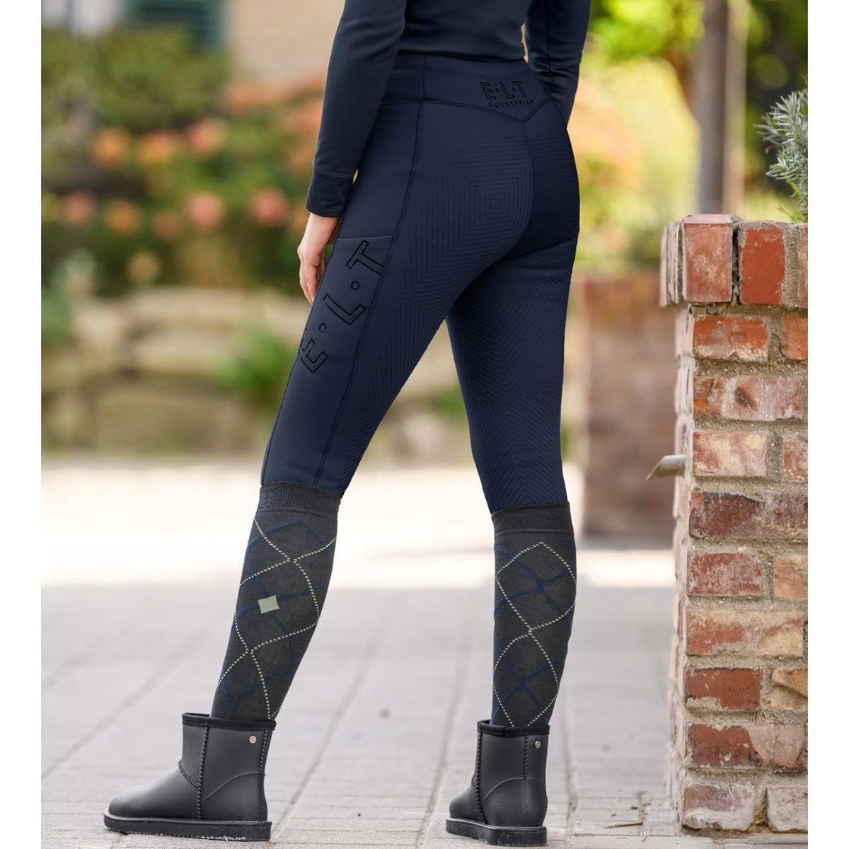 Reitleggings Kinder Full-Grip Rica Thermo Teddy Winterreitleggings